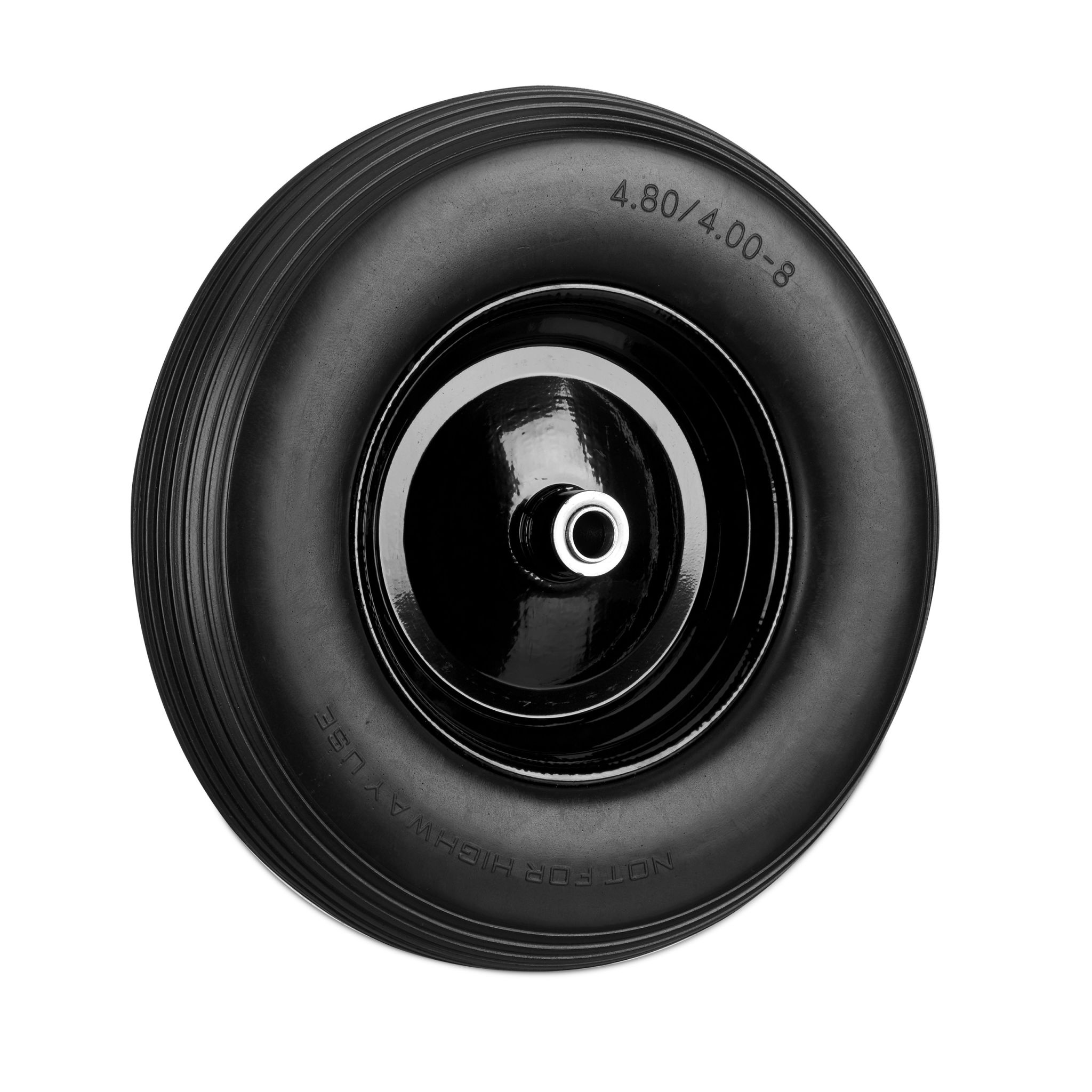 Schubkarrenrad 4.80 4.00-8 Vollgummi Schwarz