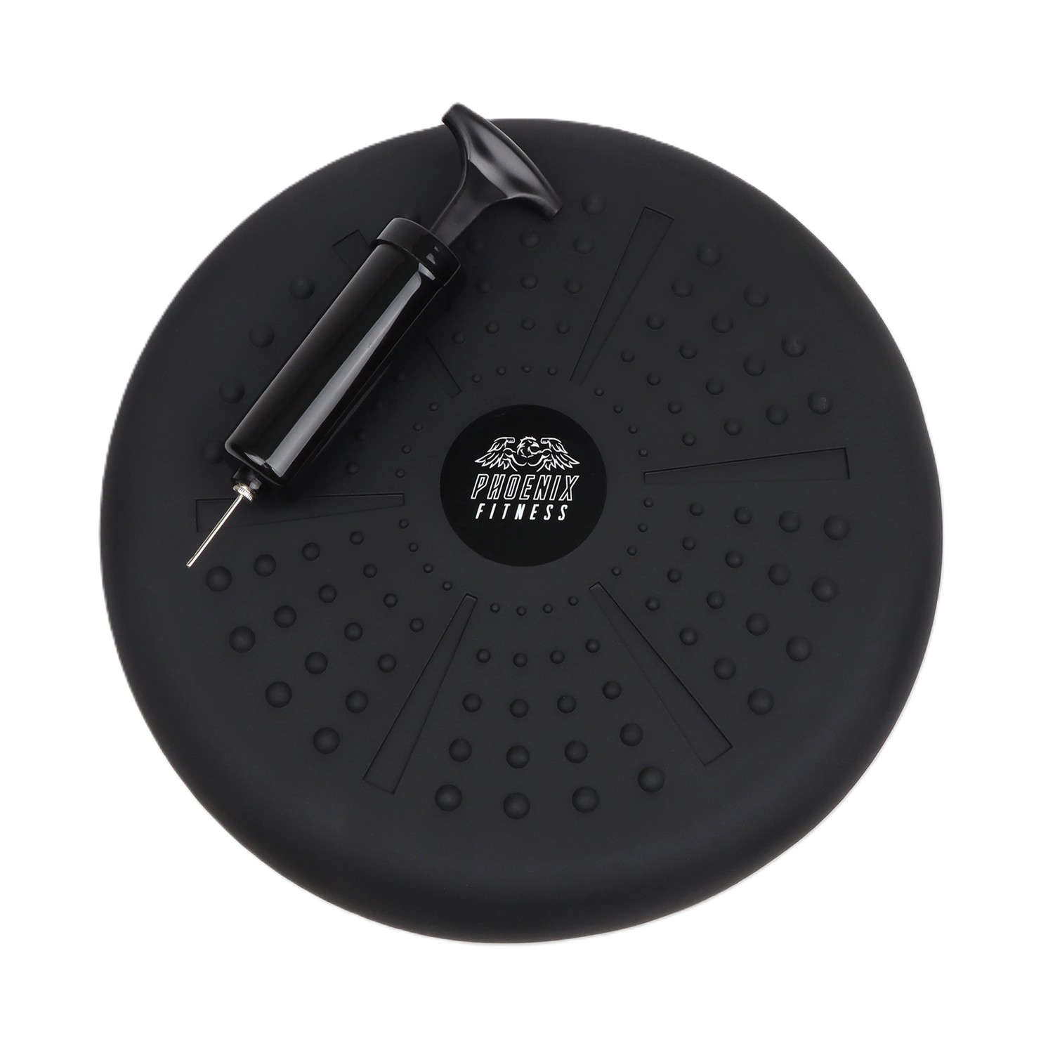 Balancekissen mit Luftpumpe Schwarz