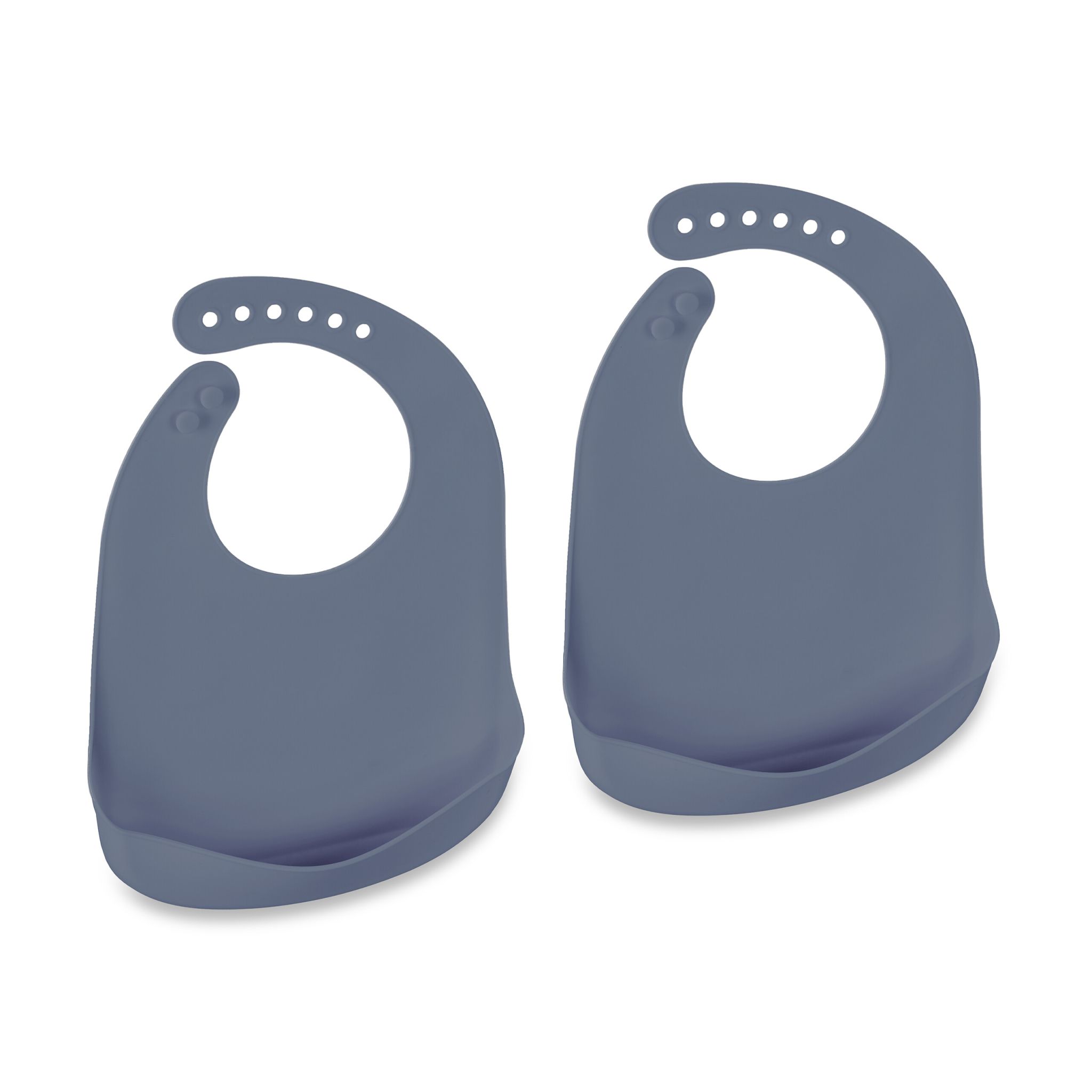 Lätzchen Baby 2er-Set Anthrazit