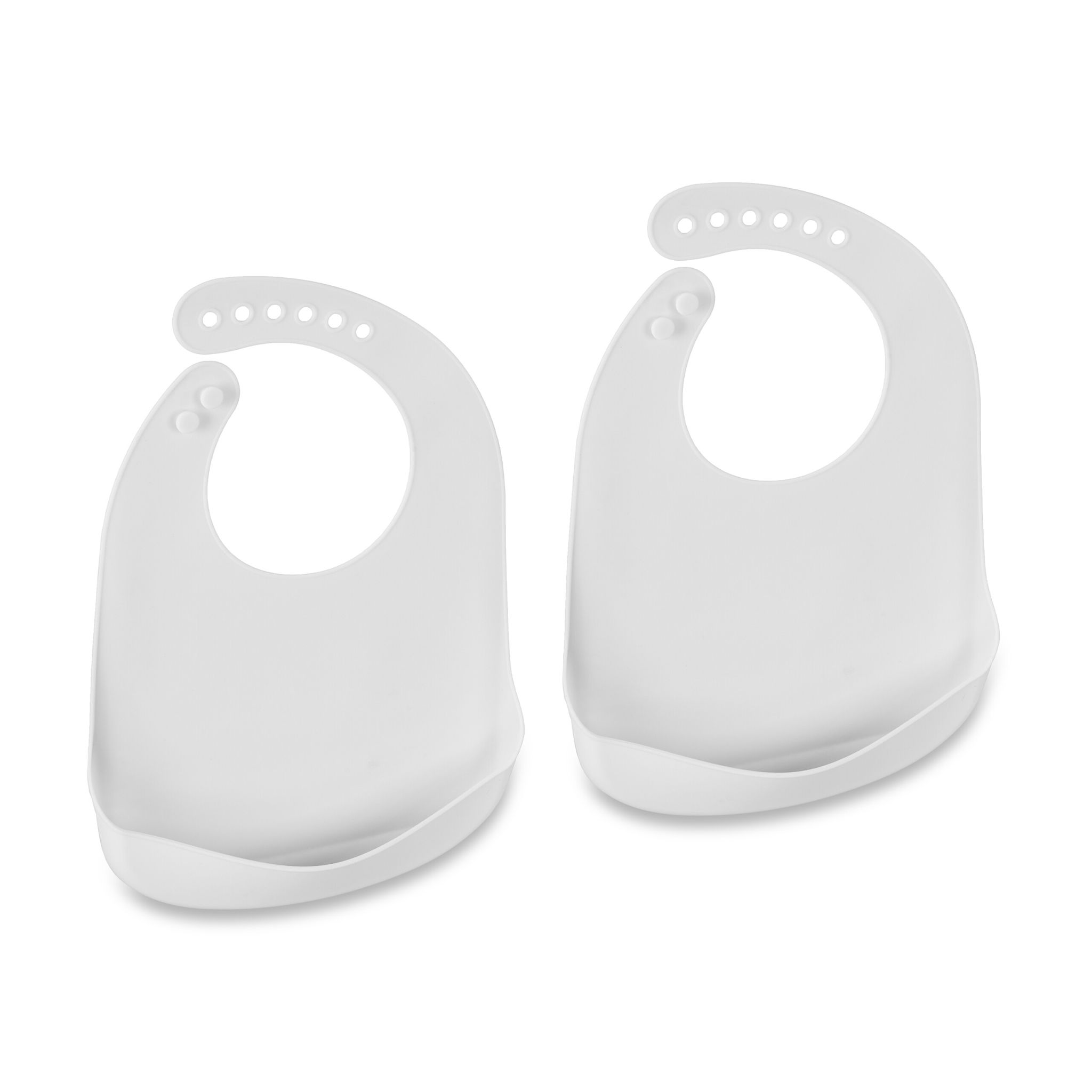 Lätzchen Baby 2er-Set Weiss