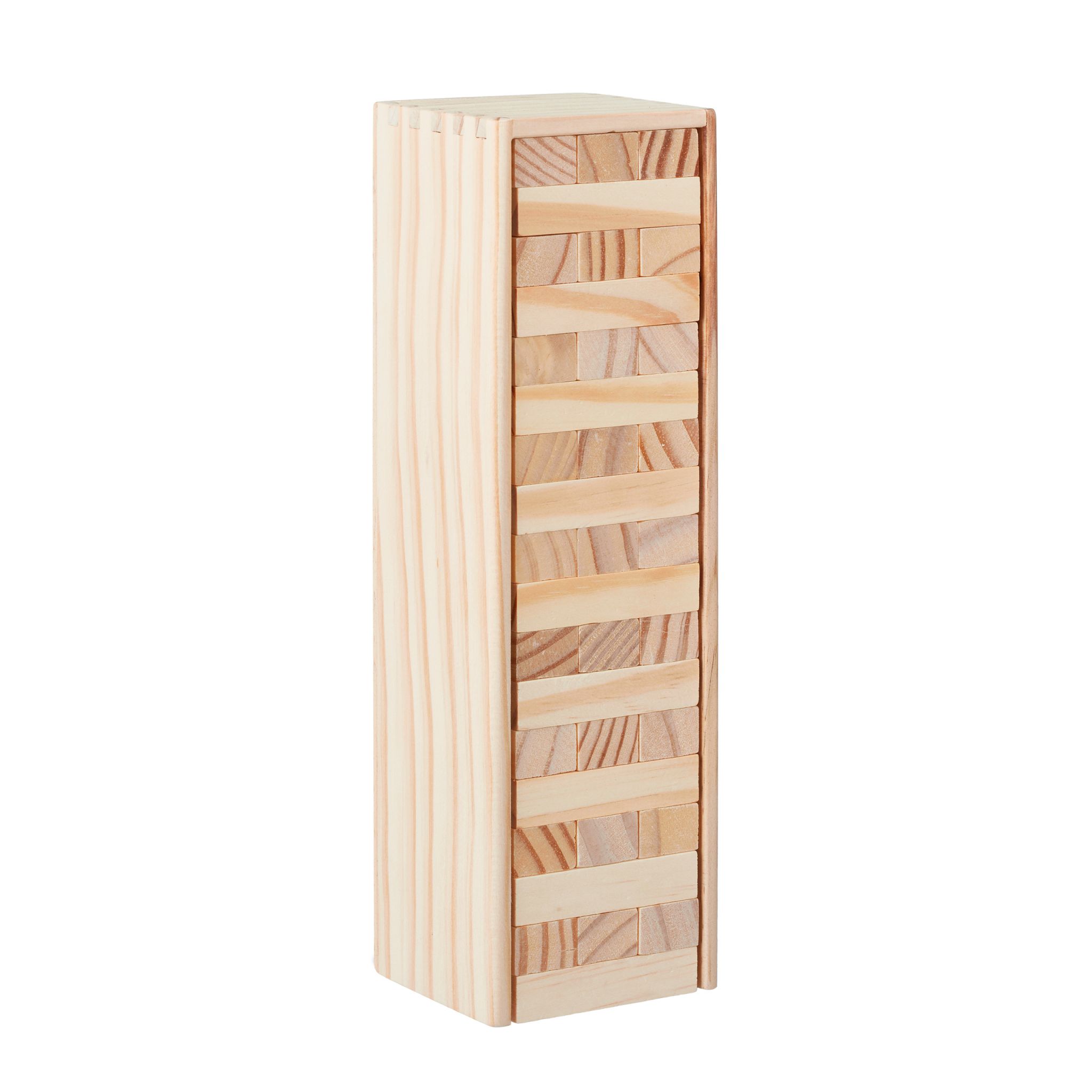 Wackelturm Holz Hellbraun