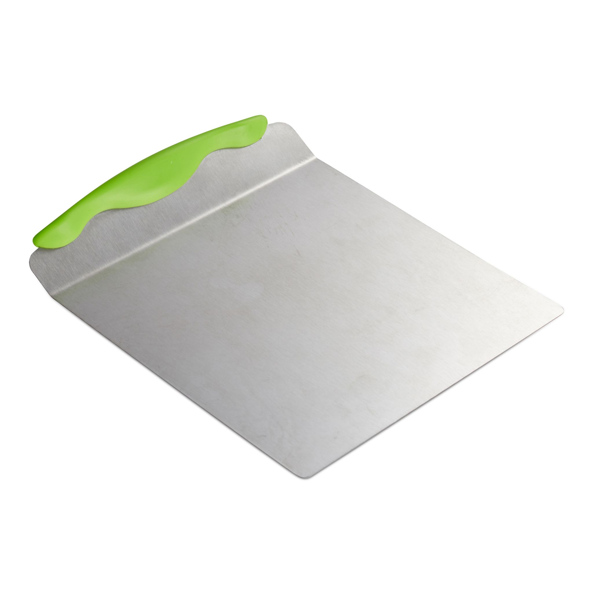 Kuchenheber Edelstahl Grün-Silber