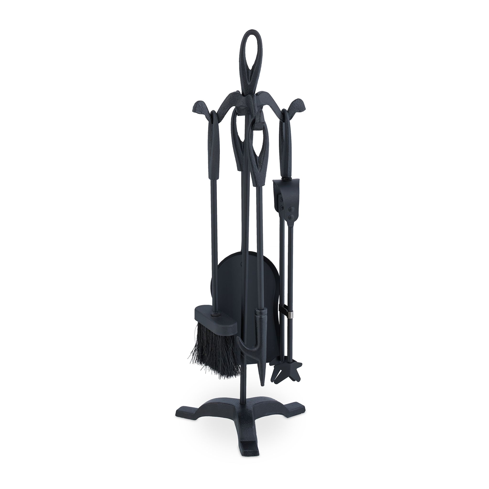 Kaminbesteck 5tlg. Schwarz