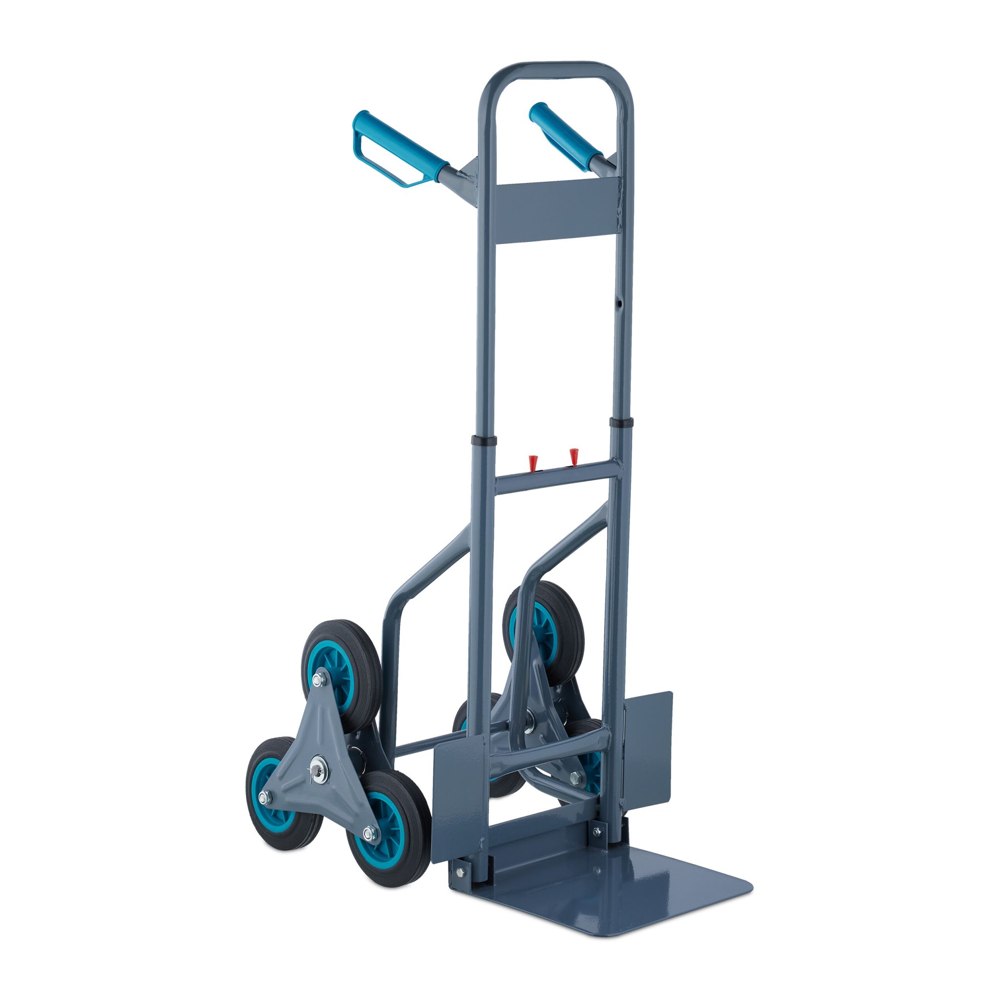 Treppensackkarre 200 kg Blau-Schwarz-Grau