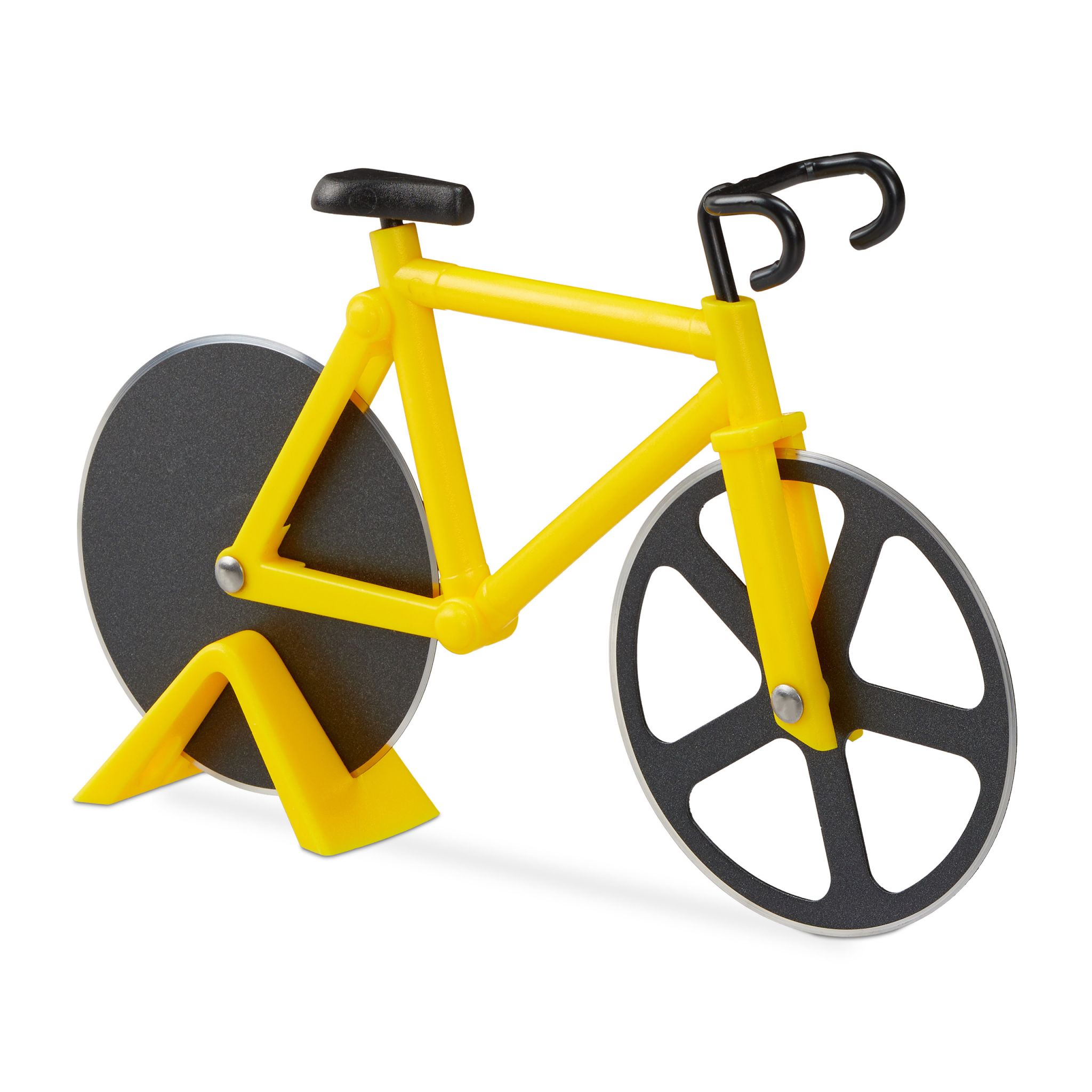 Fahrrad Pizzaschneider Gelb-Schwarz