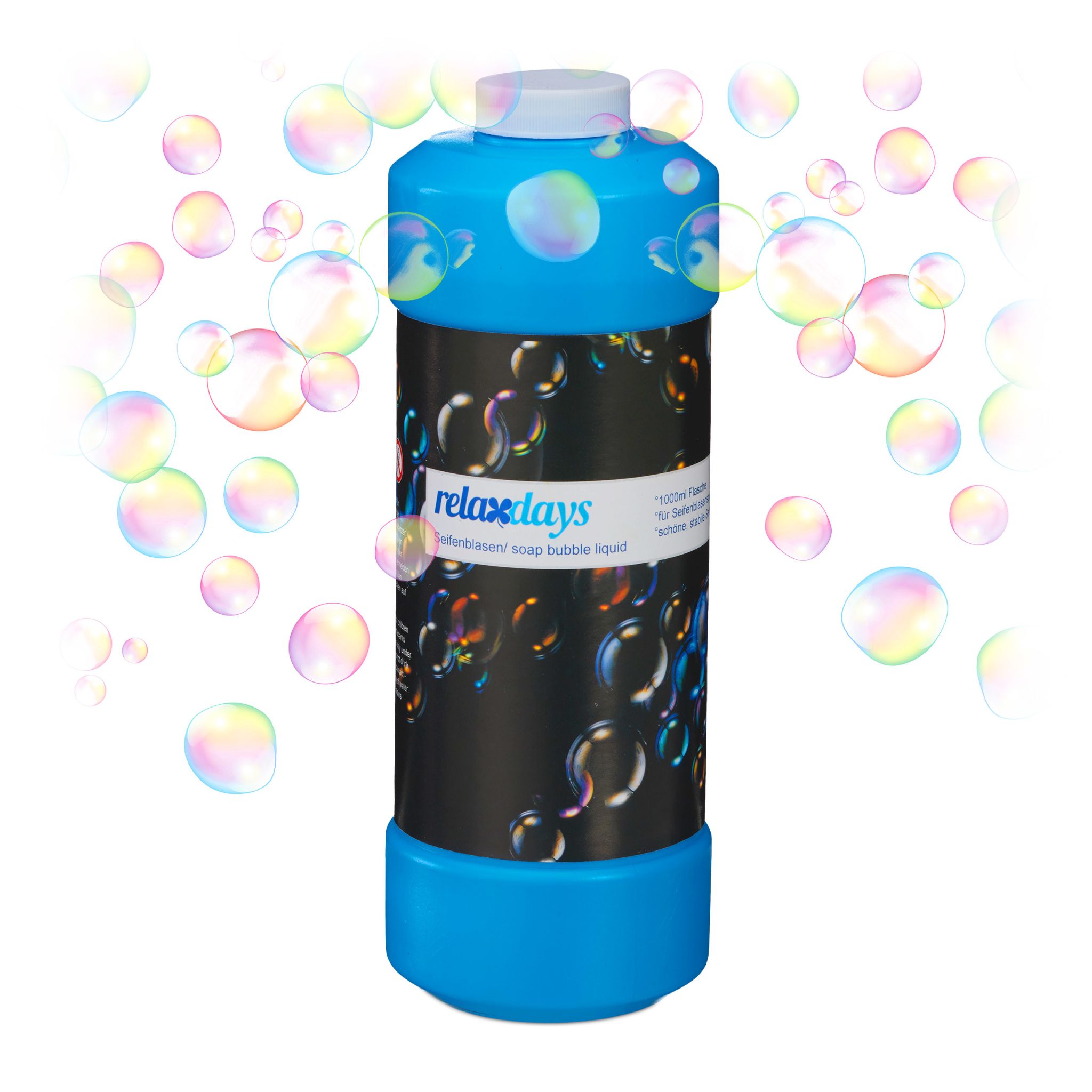 Seifenblasenflüssigkeit 1L Blau-Gelb-Grün