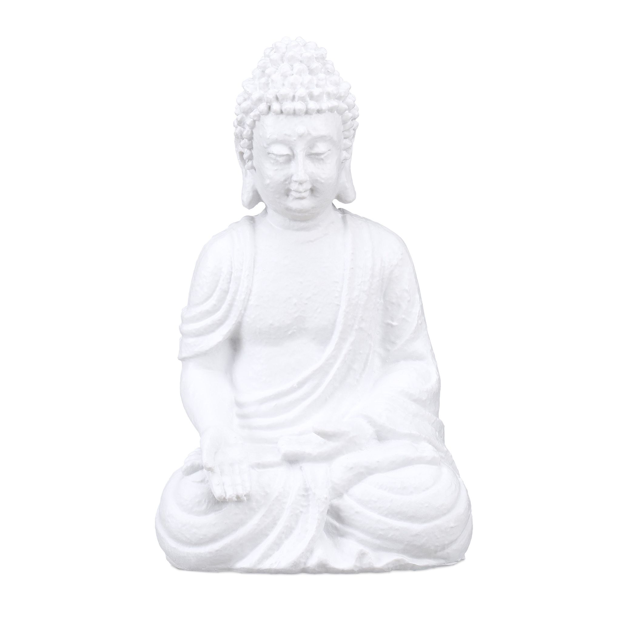 Buddha Figur 30cm Weiss