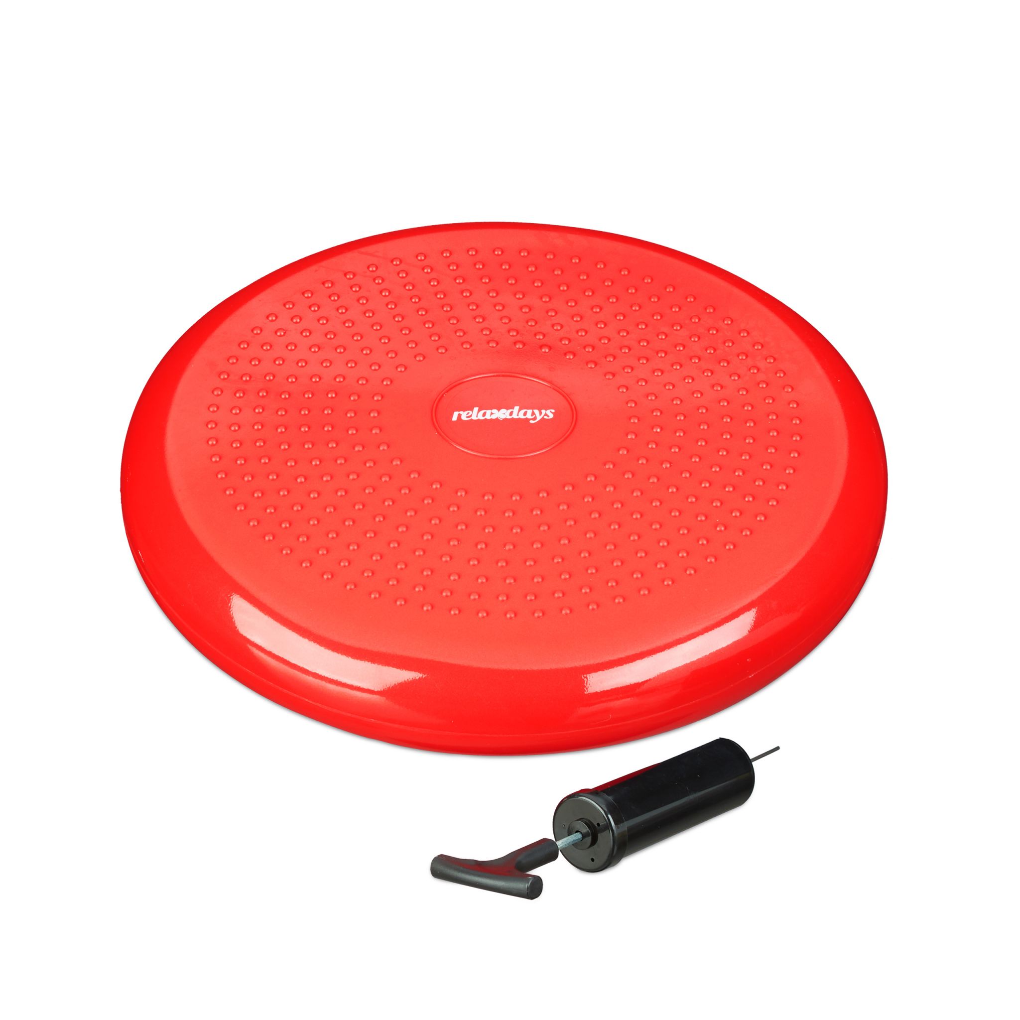 Balance Kissen 33cm mit Luftpumpe Rot