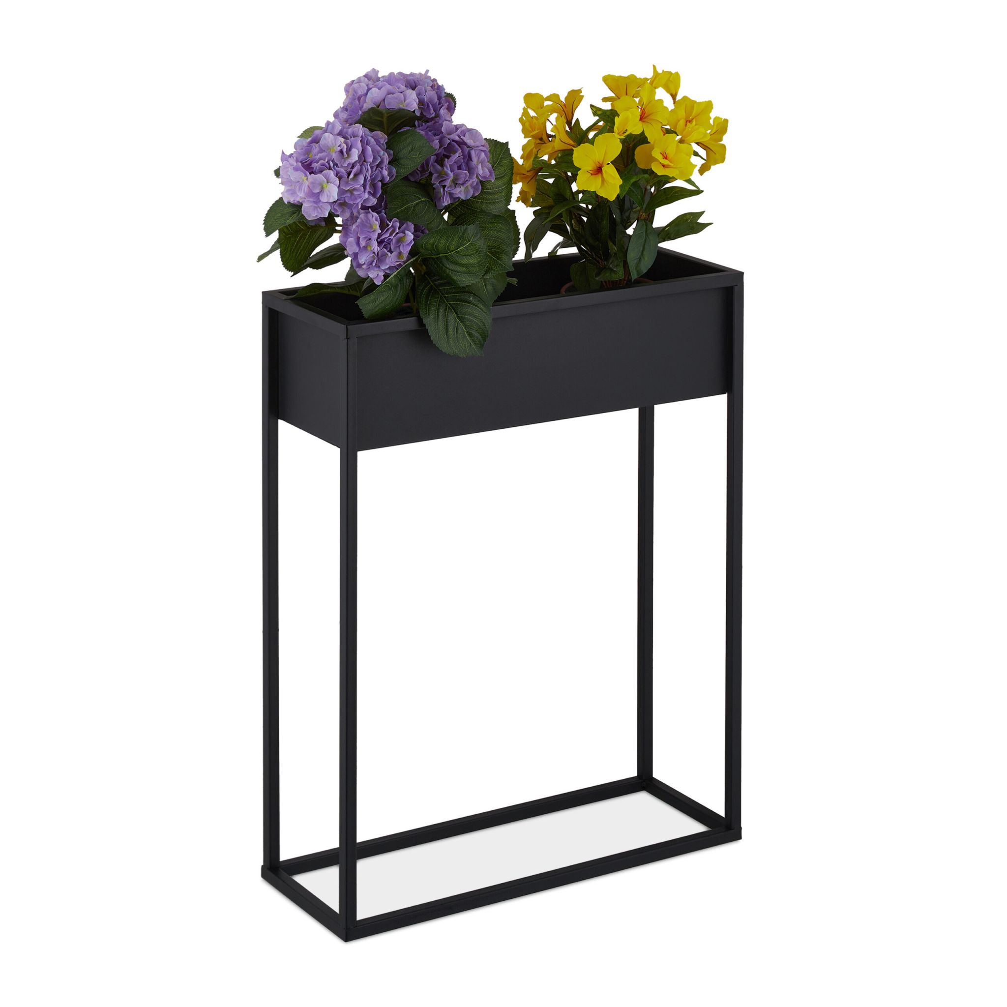 Blumenständer Metall Schwarz