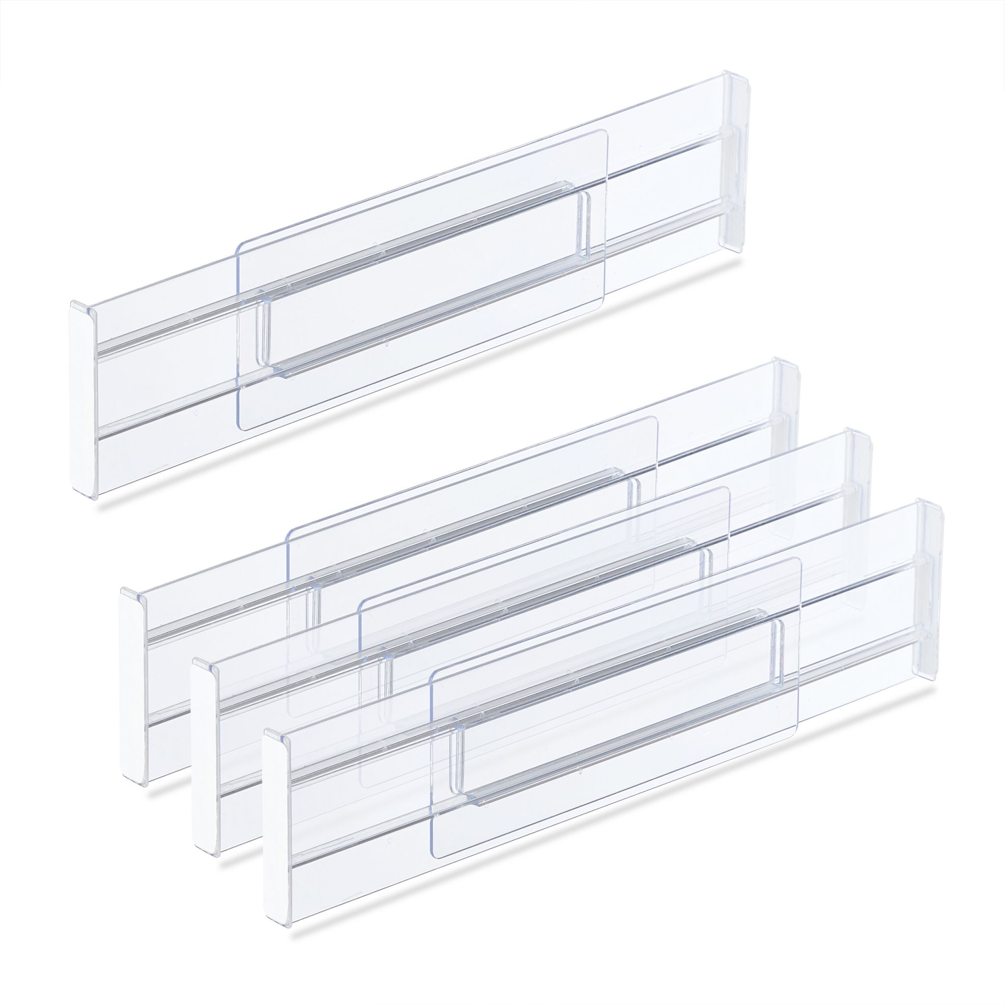 Schubladentrenner 4er-Set Transparent