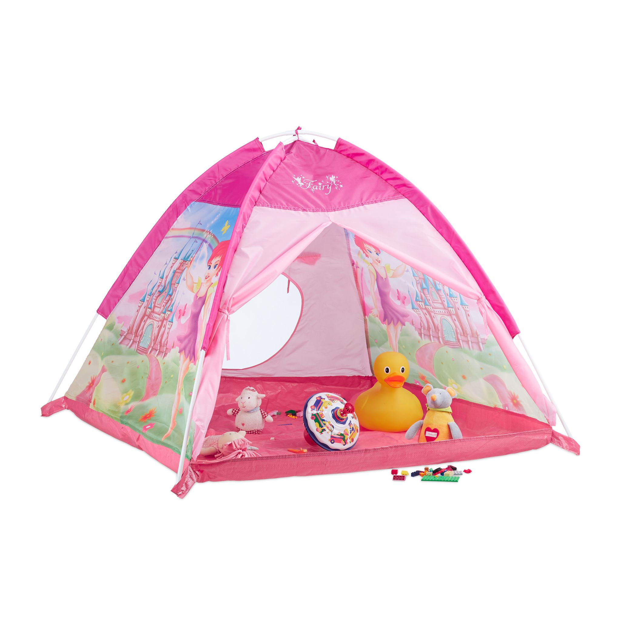 Spielzelt mit Fee Weiss-Pink