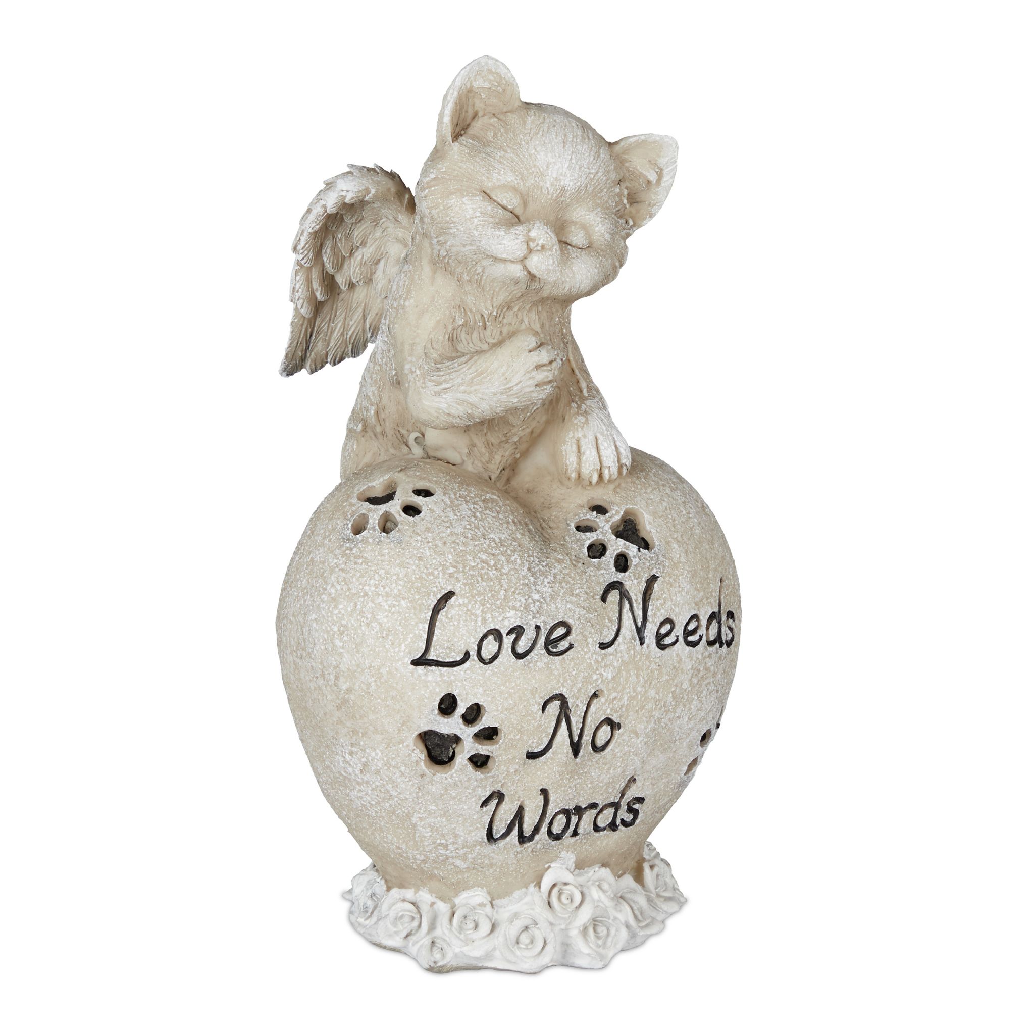 Grabschmuck für Katze Creme-Schwarz
