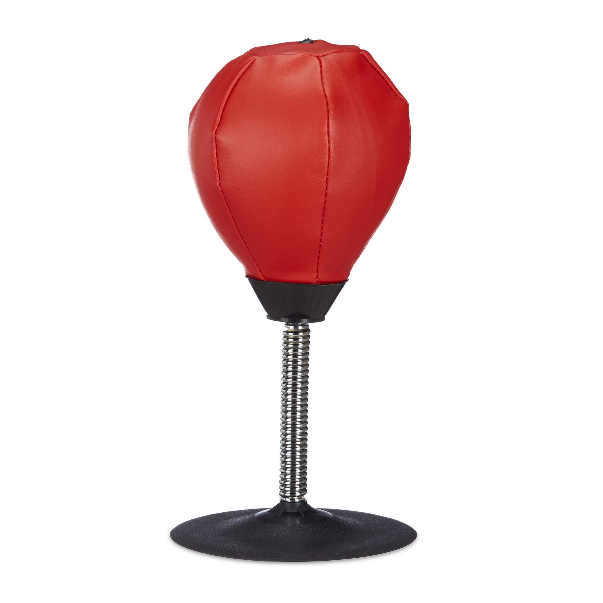 Punchingball Tisch Rot-Schwarz-Silber