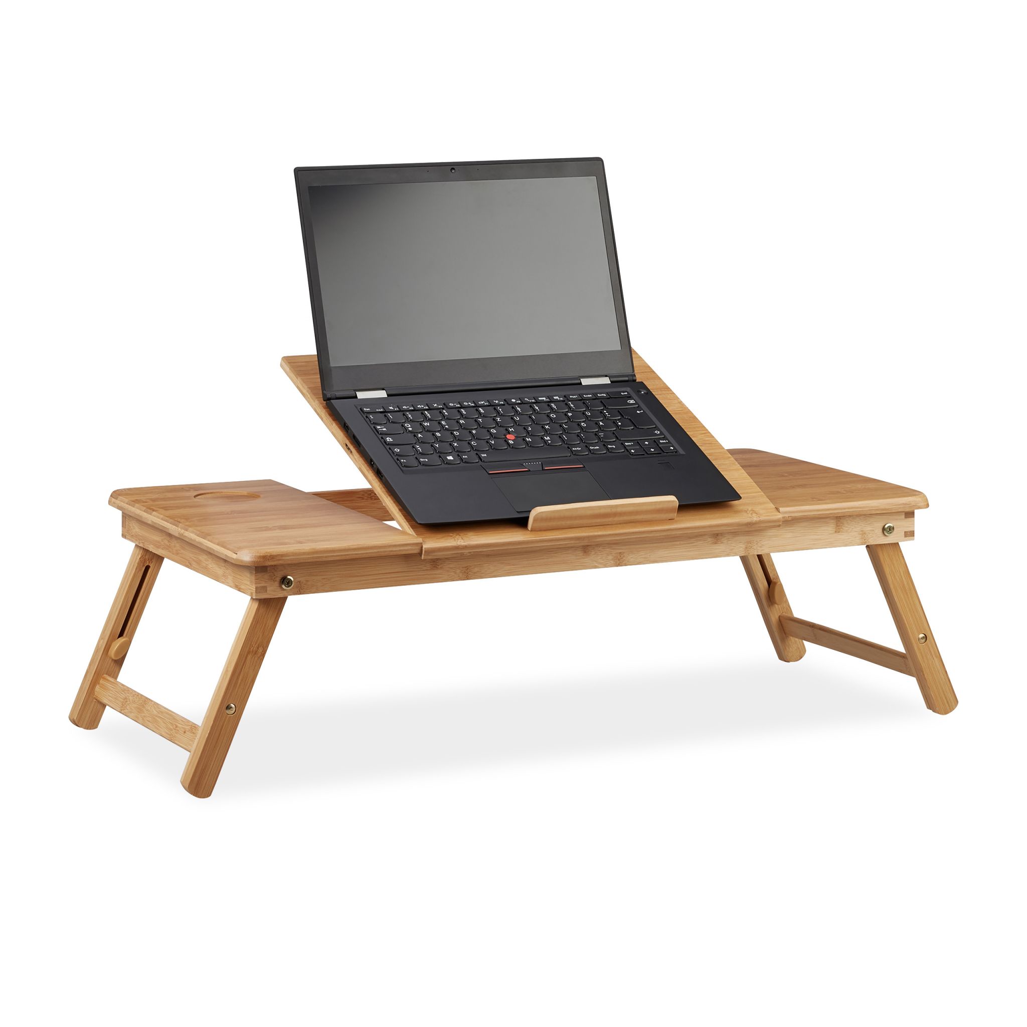 Laptoptisch XL Bambus Hellbraun