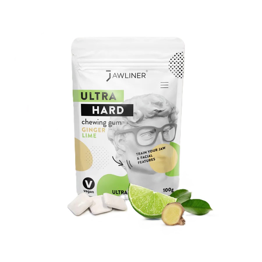 Fitness Ginger Lime Chewing Gum 100g Pack