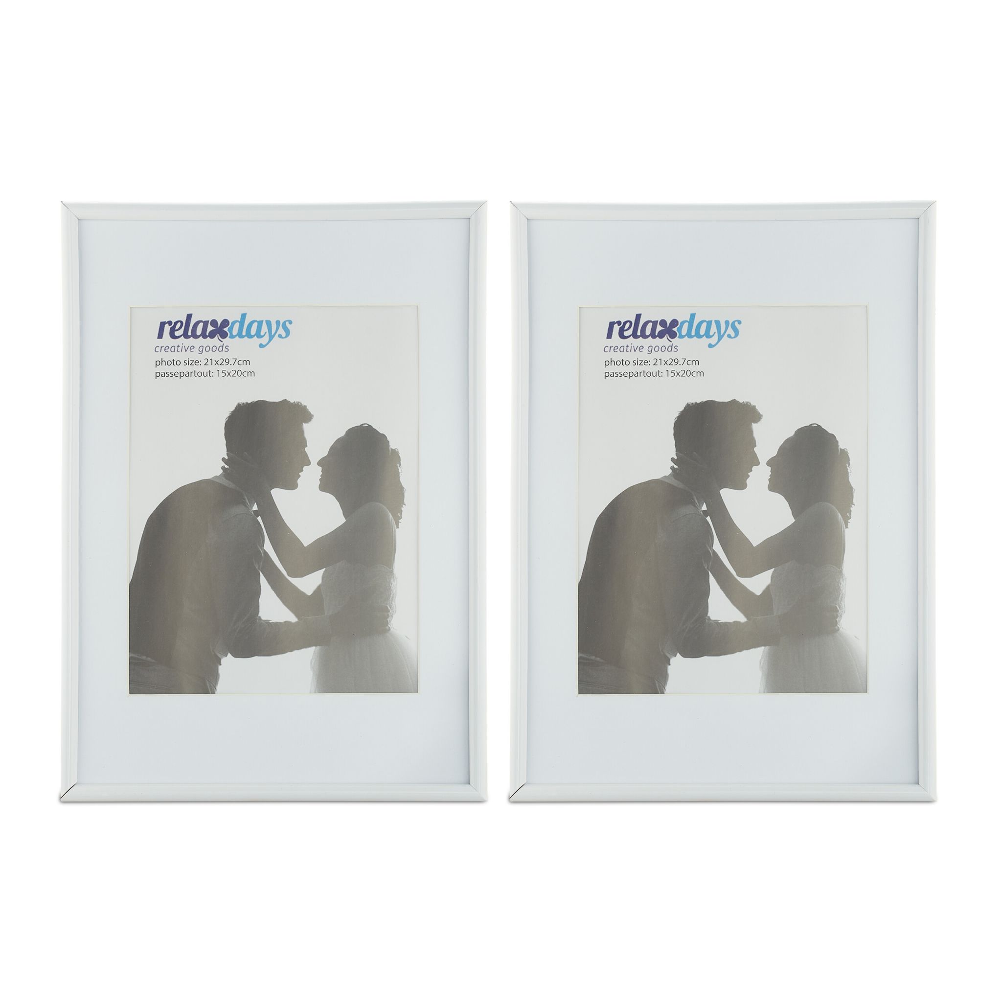 Bilderrahmen 2er-Set 20x30 cm Weiss
