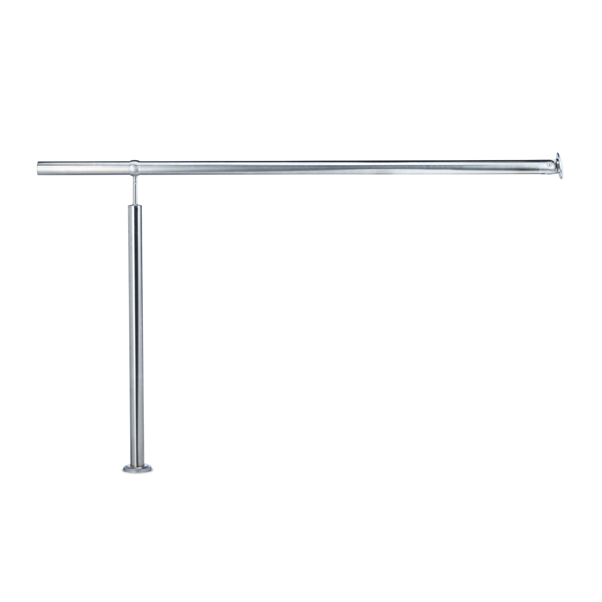 Treppengeländer Edelstahl Silber