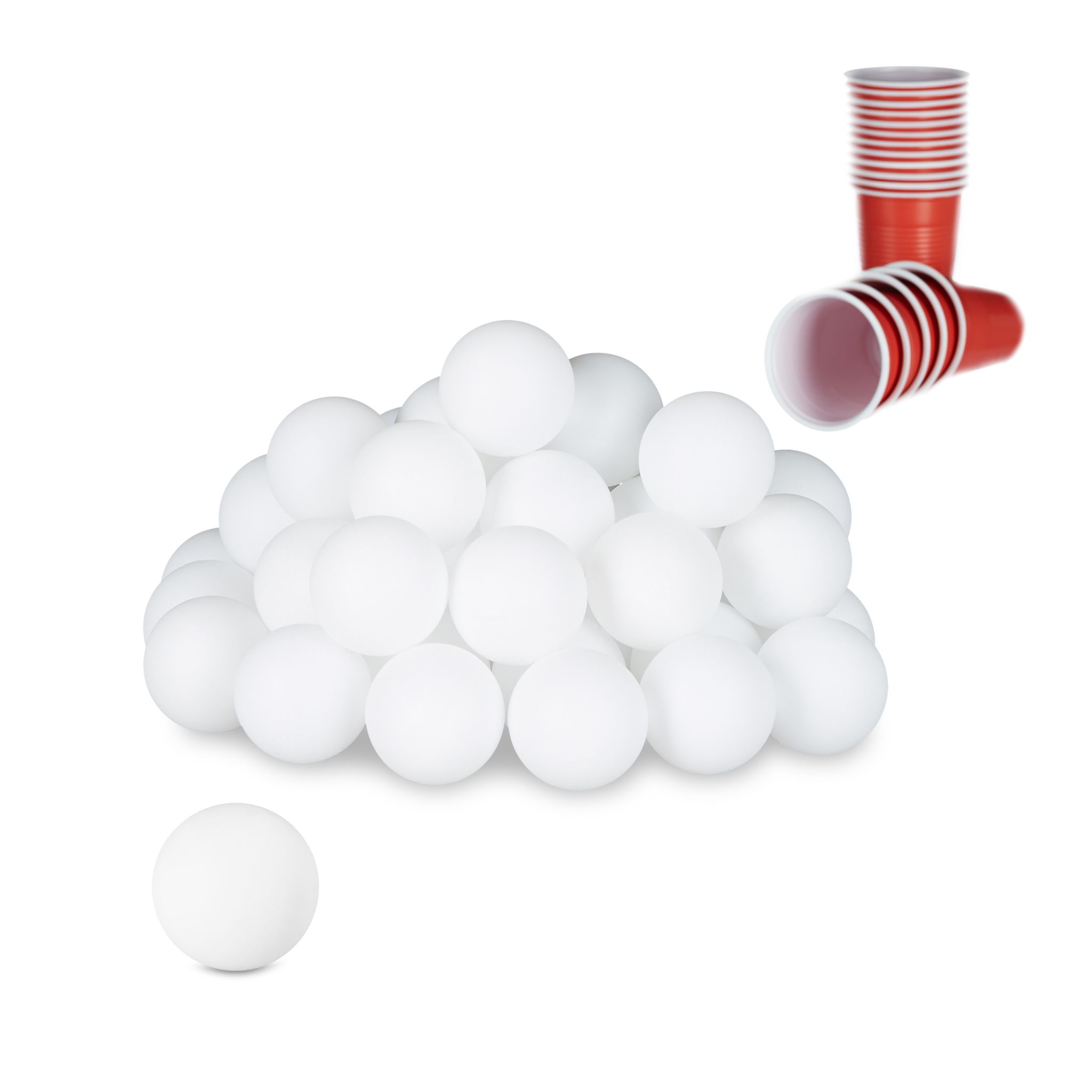 Beer Pong Bälle Weiss
