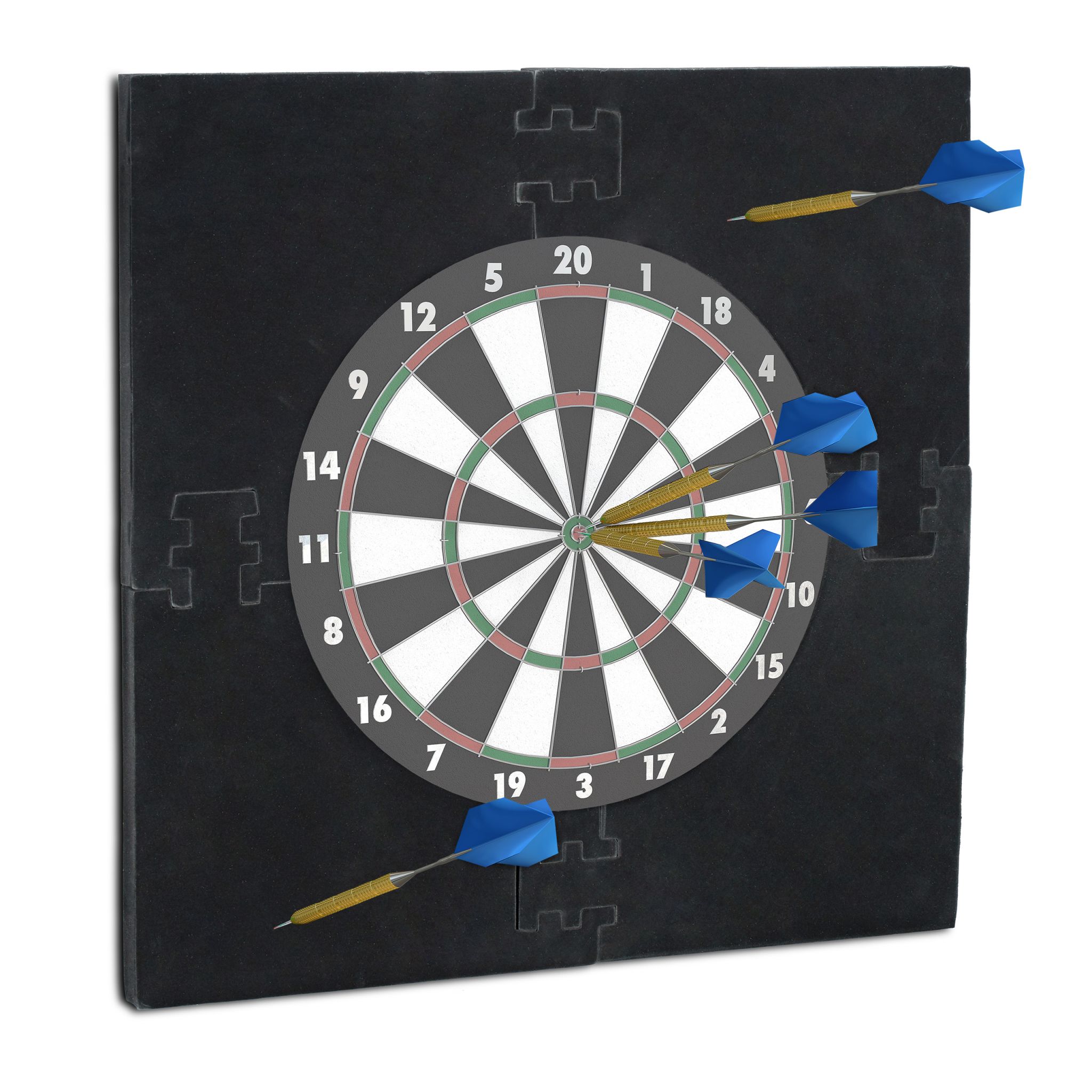 Dartscheibe Schutzring R6 Schwarz