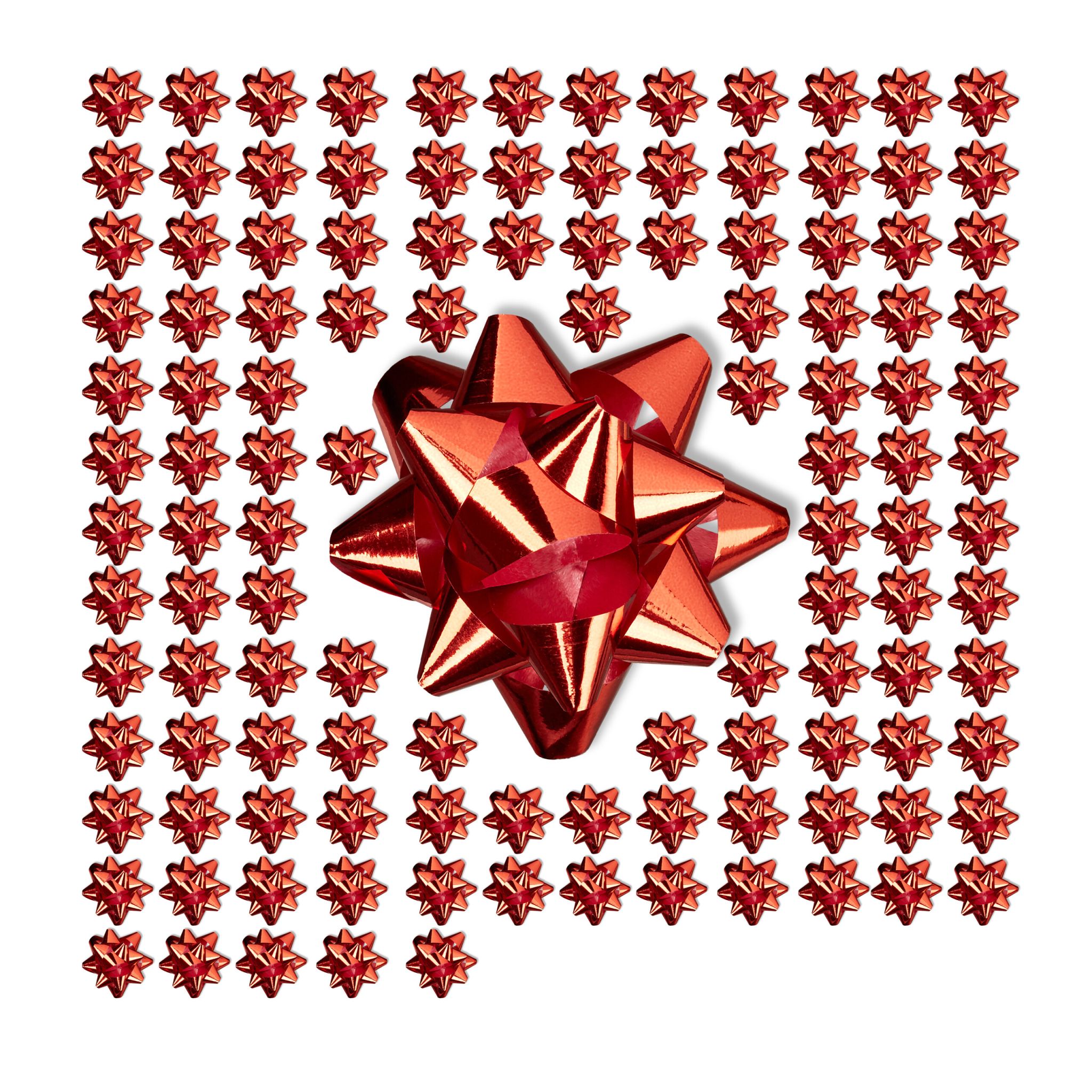 Kleine Geschenkschleifen 100er-Set Rot