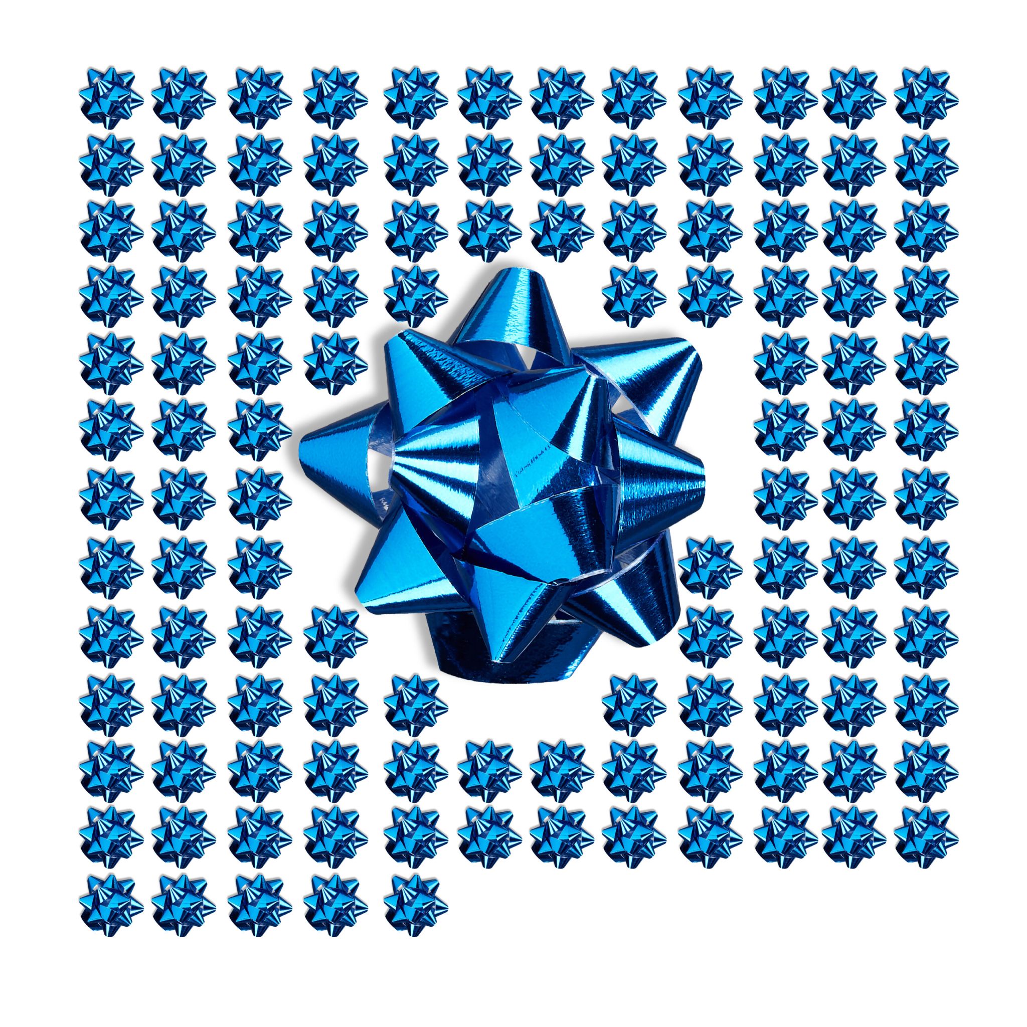 Kleine Geschenkschleifen 100er-Set Blau