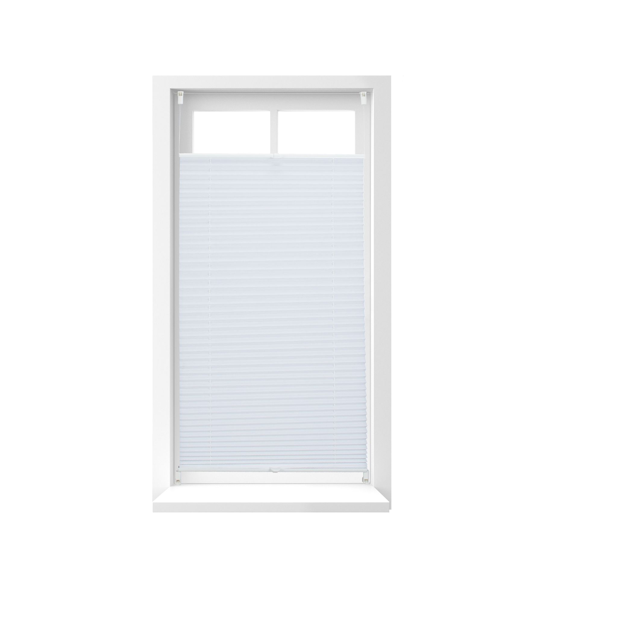 Plissee Rollo 60x130cm Weiss