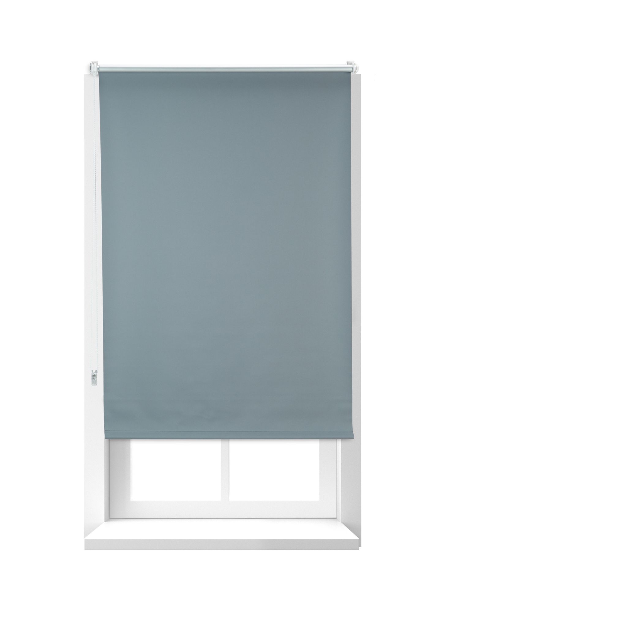 Verdunkelungsrollo 70x160cm Anthrazit-Silber