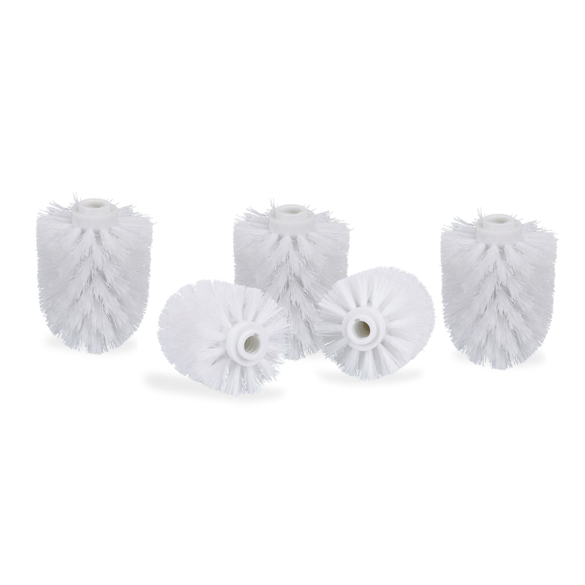 WC Bürstenkopf Ersatz-Set 12 mm D = 8cm Weiss