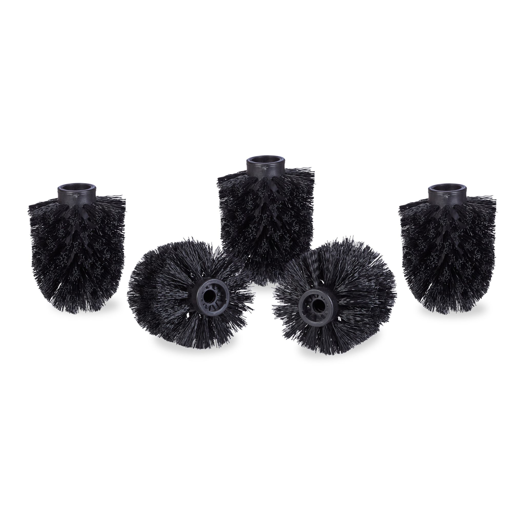 WC Bürstenkopf Ersatz-Set 9,5mm Schwarz