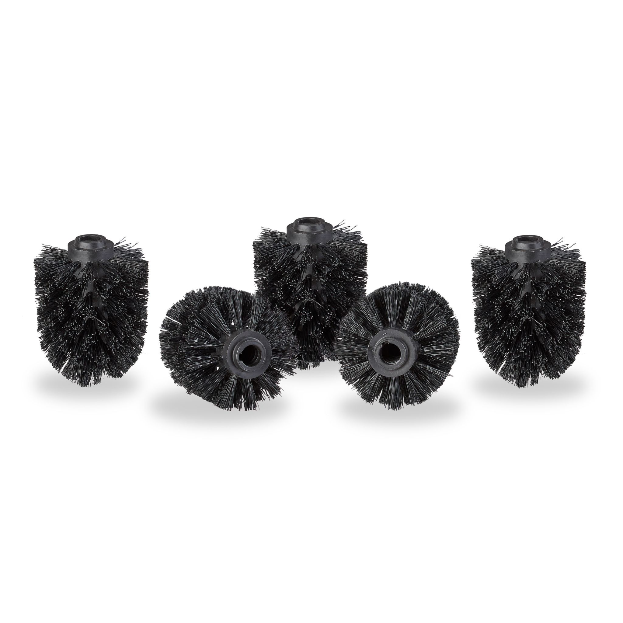 WC Bürstenkopf Ersatz Set 12 mm Schwarz