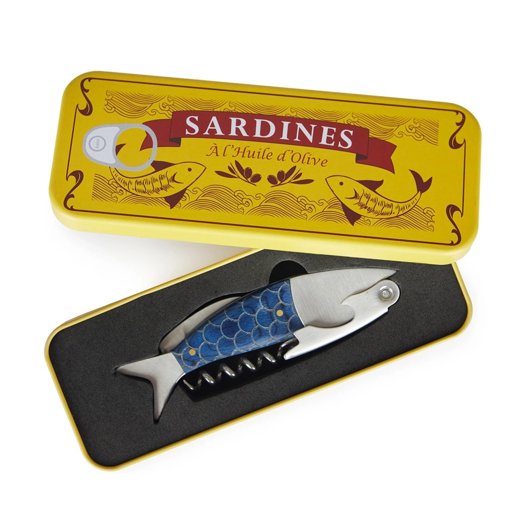 Korkenzieher Sardinendose