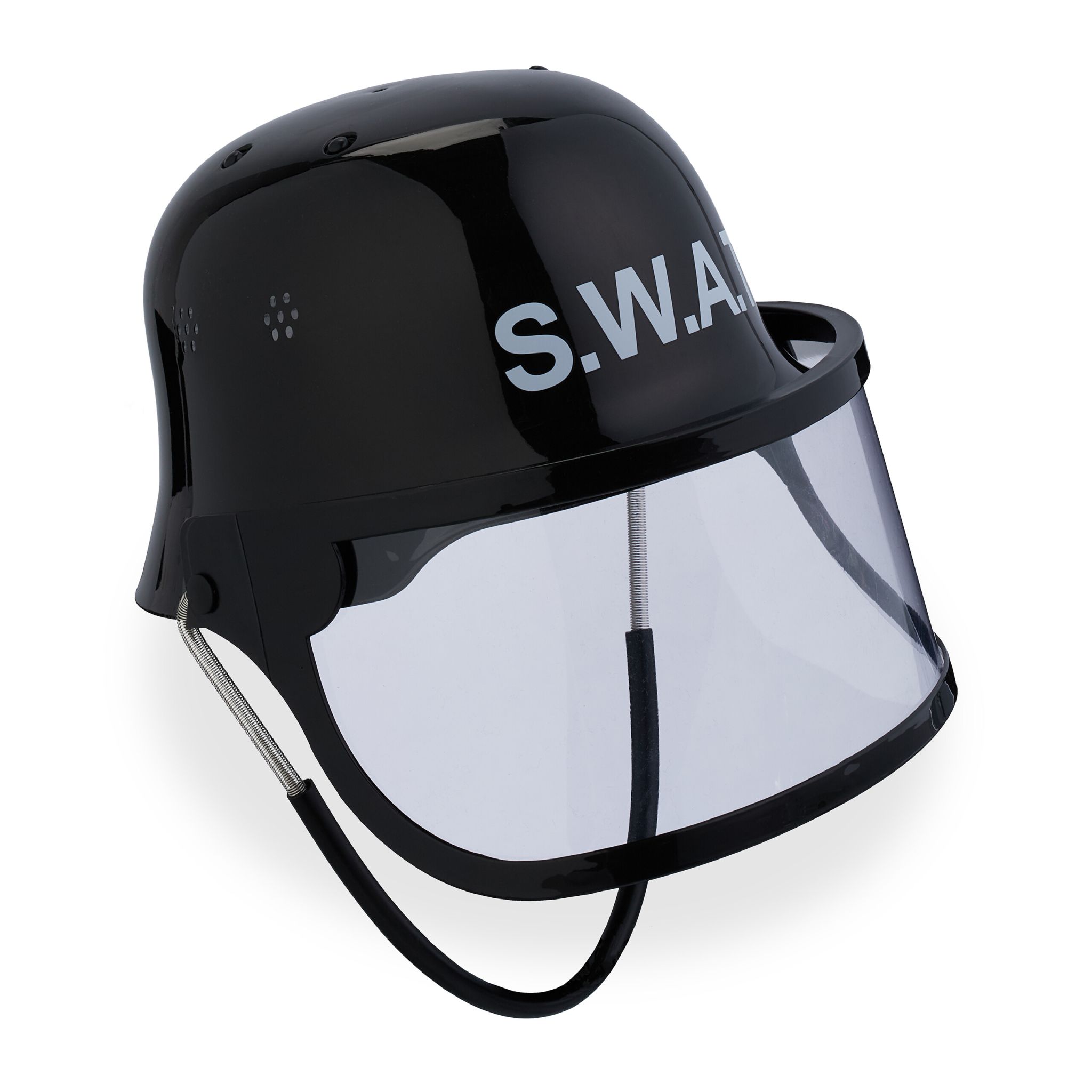 SWAT Helm für Kinder Schwarz