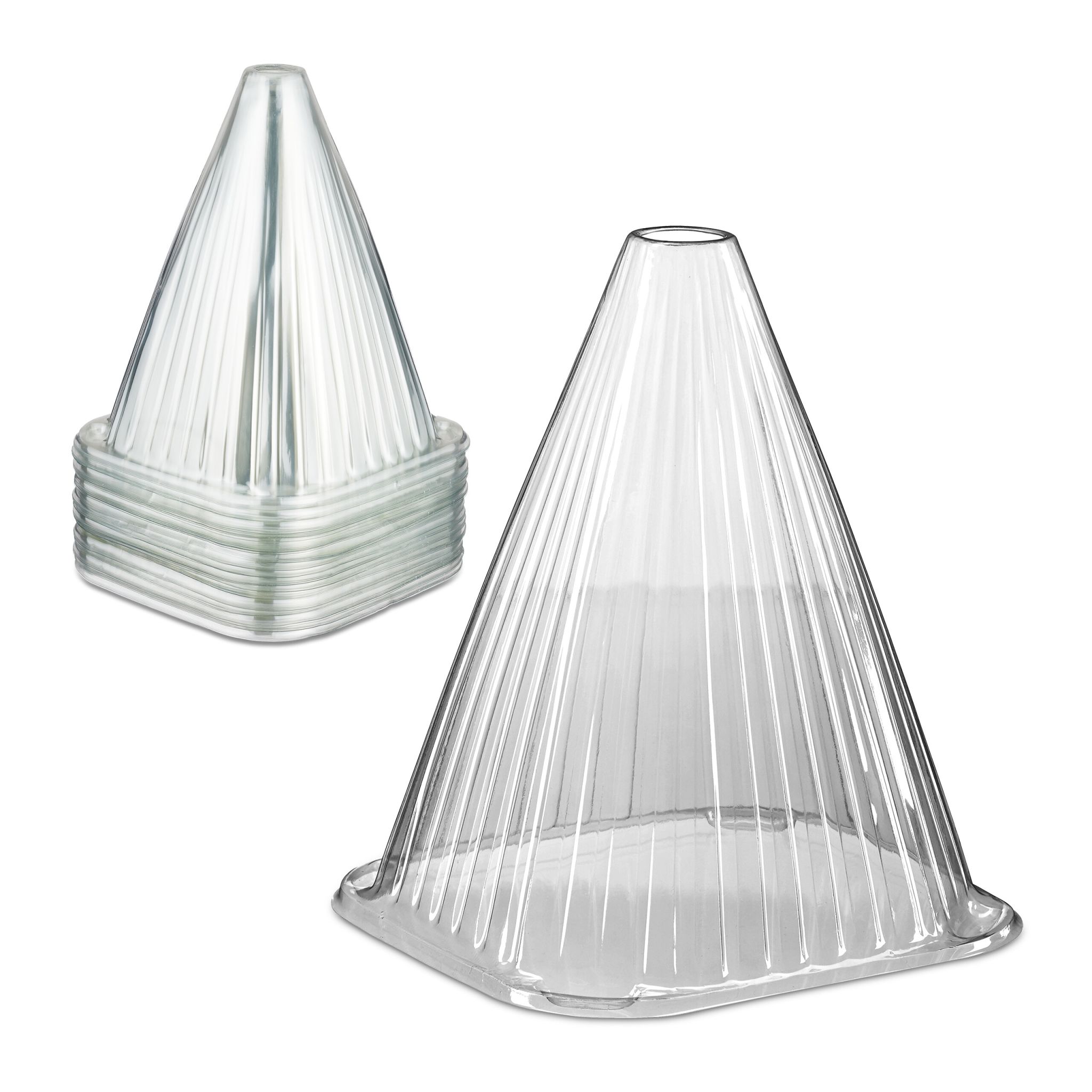 Pflanzenhut 80er-Set Transparent