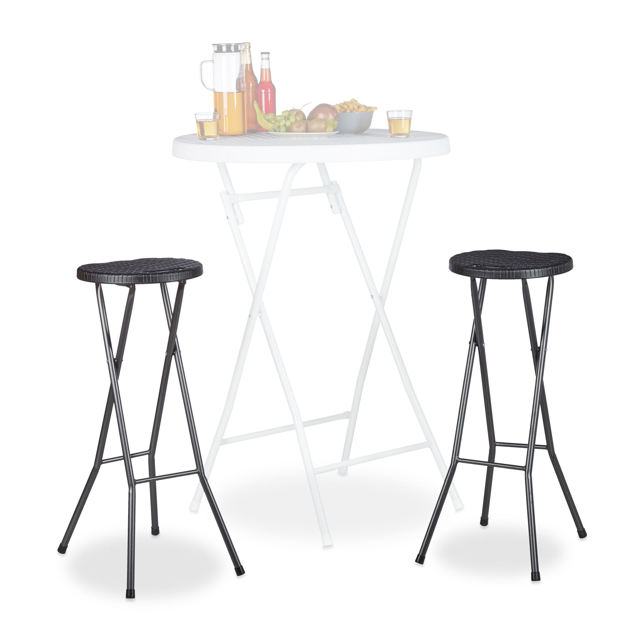 Barhocker klappbar BASTIAN Schwarz