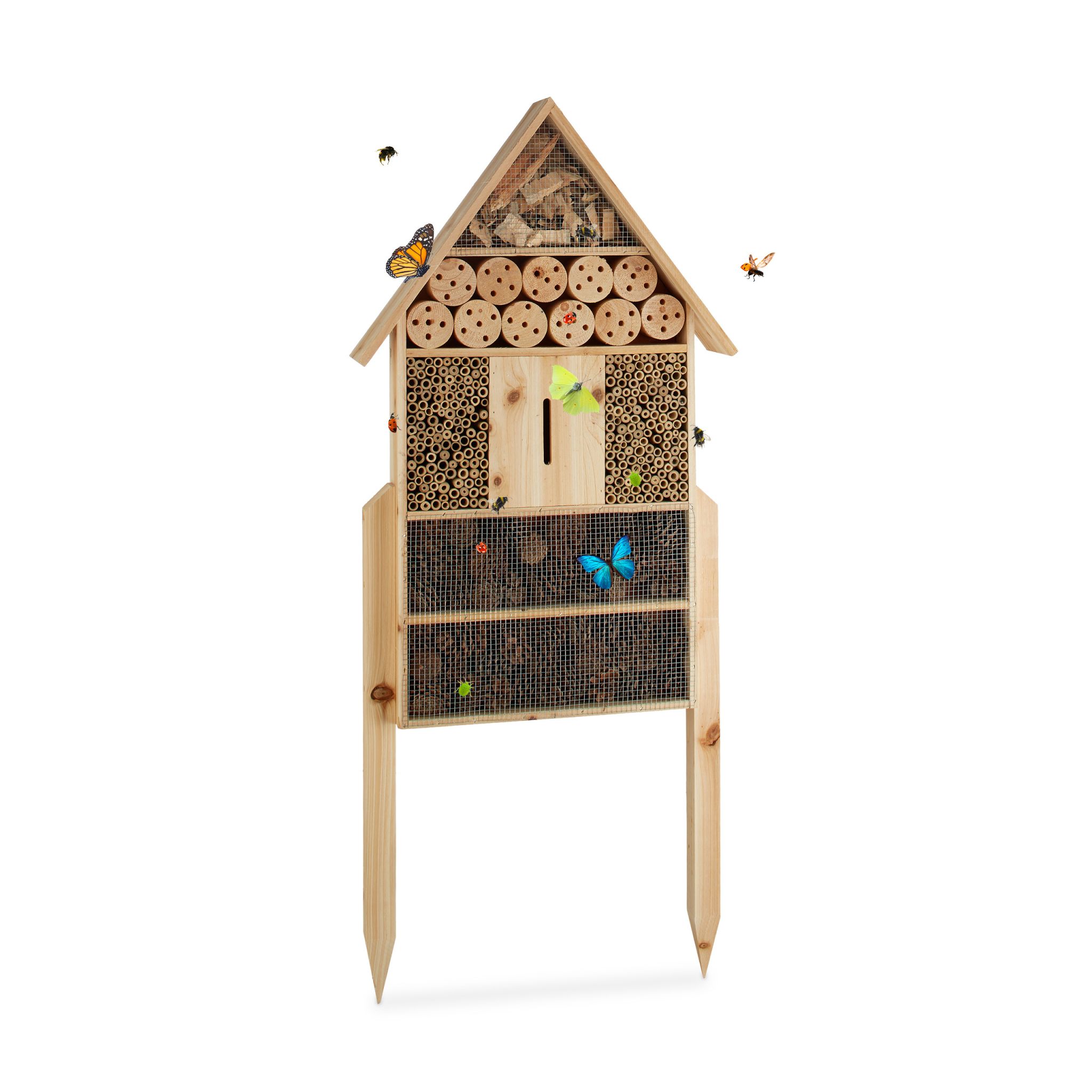 Insektenhotel natur Grösse XL Hellbraun