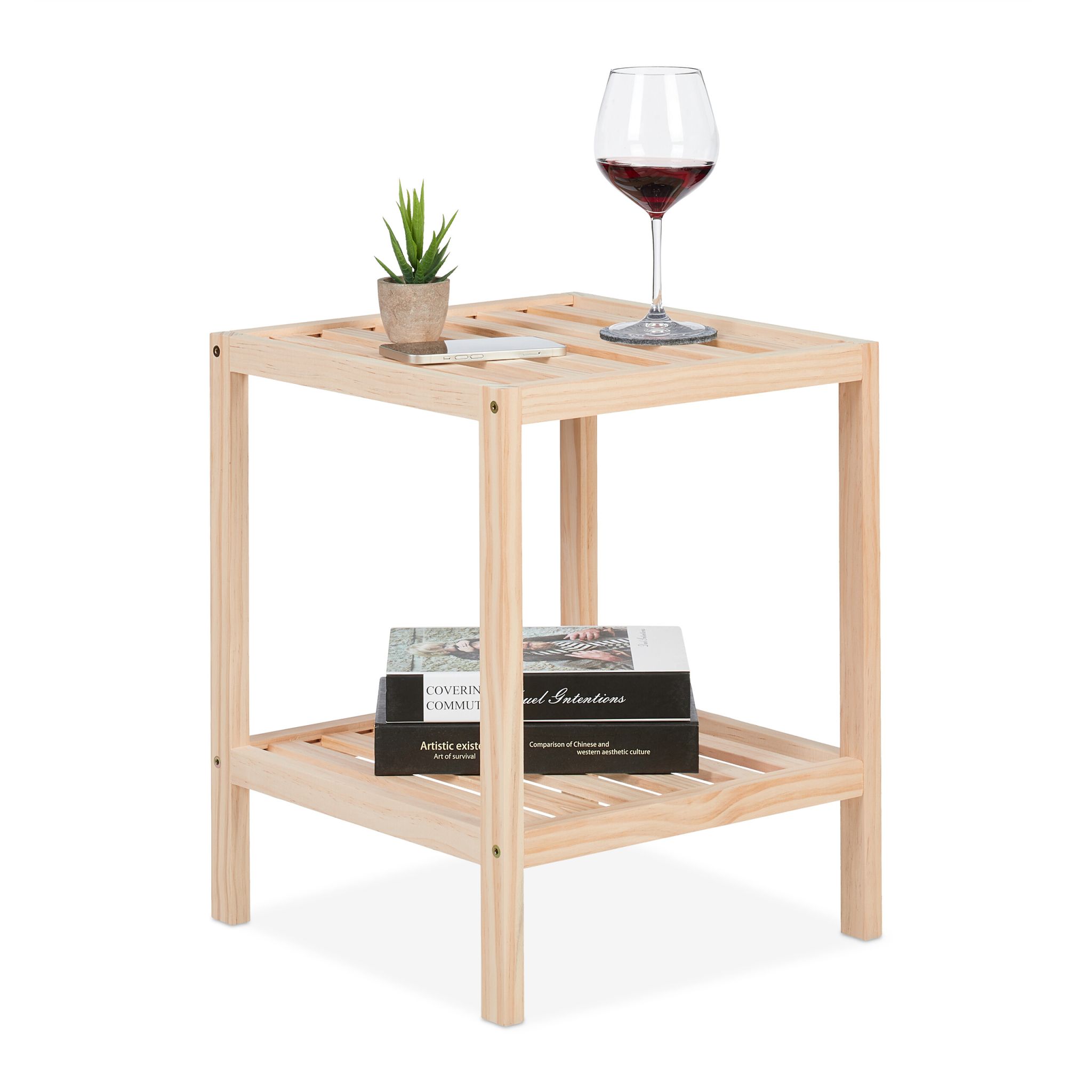Beistelltisch Holz Hellbraun
