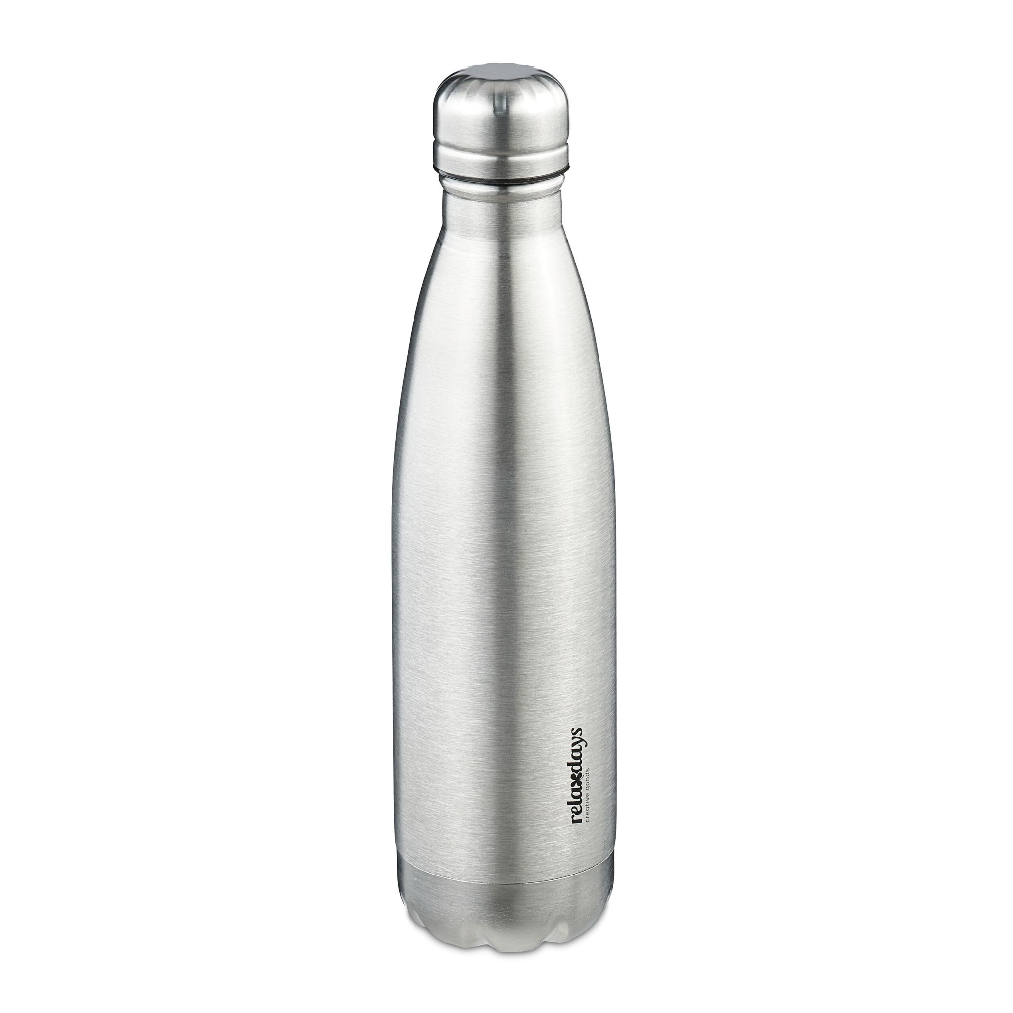 Trinkflasche Edelstahl 500ml Silber