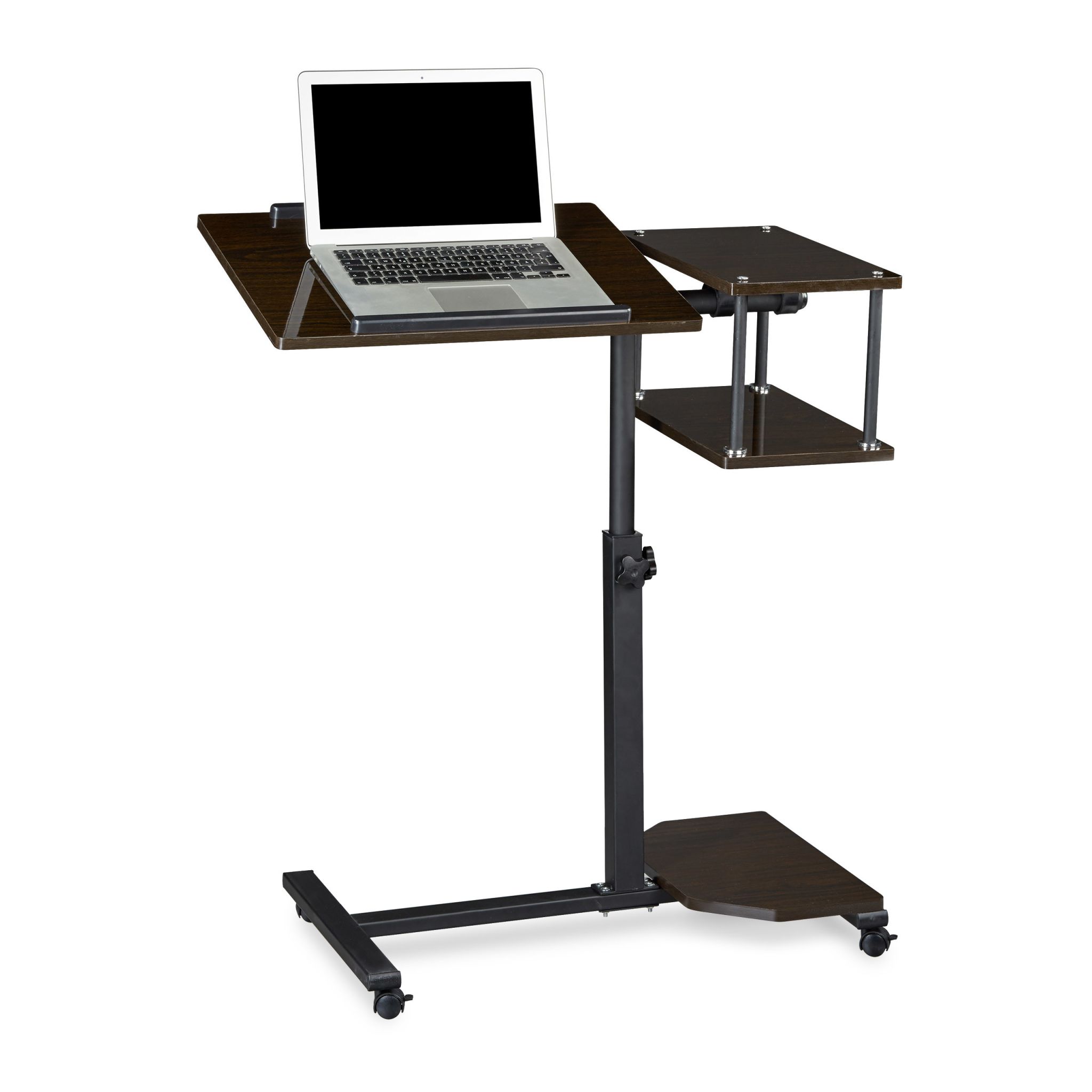 Laptoptisch höhenverstellbar XL Schwarz