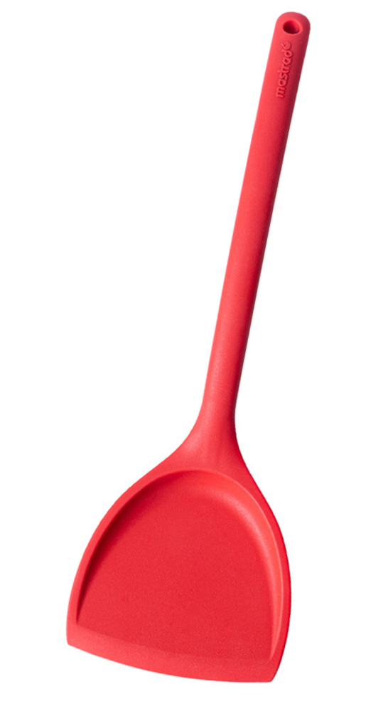 Pfannenwender Wok Silikon Rot
