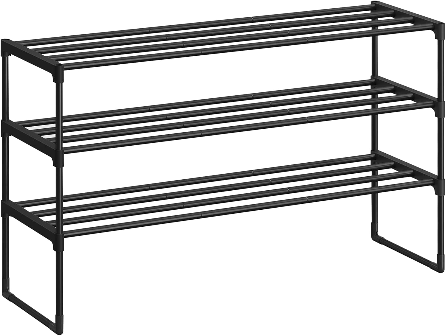 Schuhregal 3 Ebenen Schuhständer Schuh-Organizer