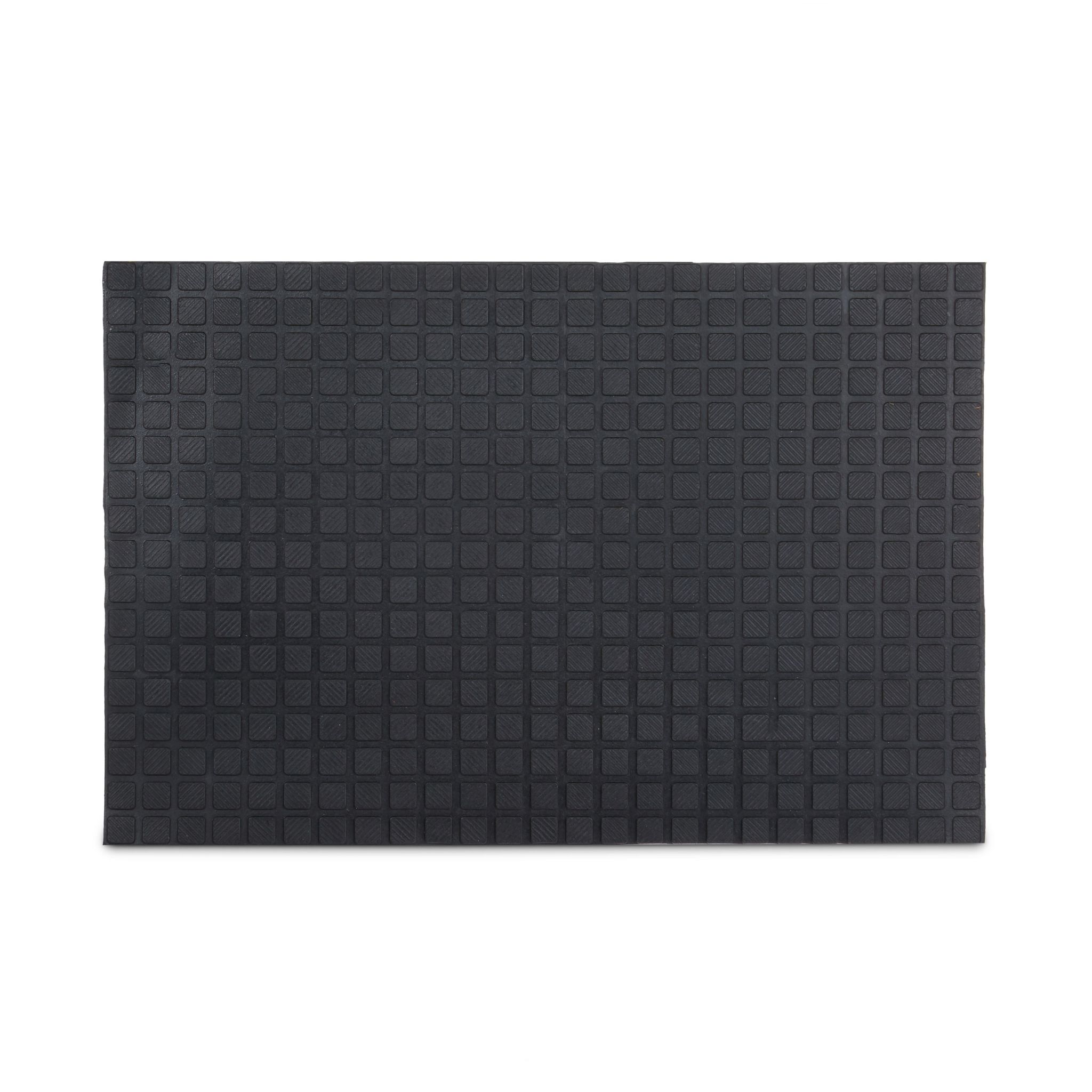 Gummi Fussmatte Schwarz