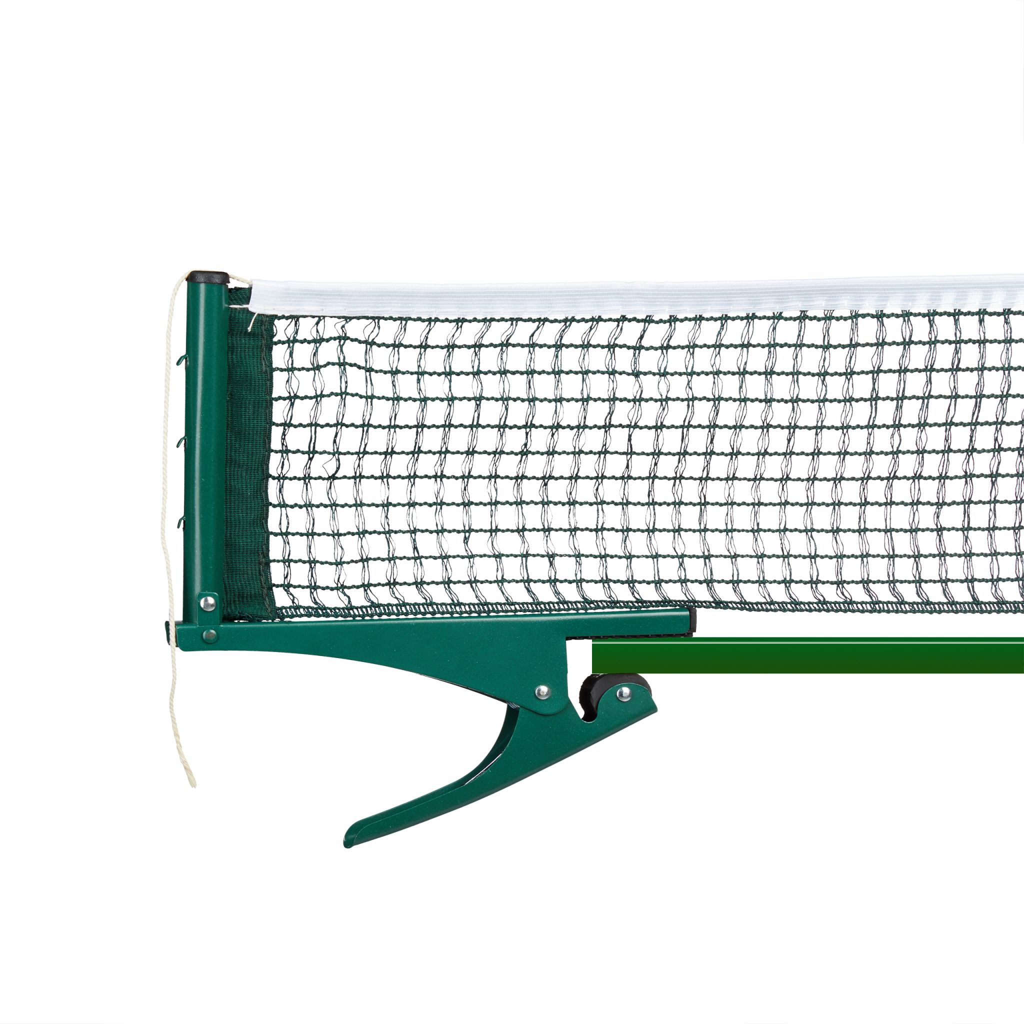 Tischtennisnetz zum Klemmen Weiss-Dunkelgrün-Grün