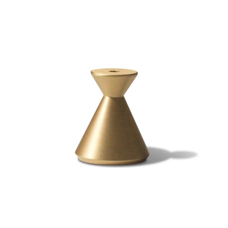Räucherstäbchenhalter Messing Sanduhrform Gold