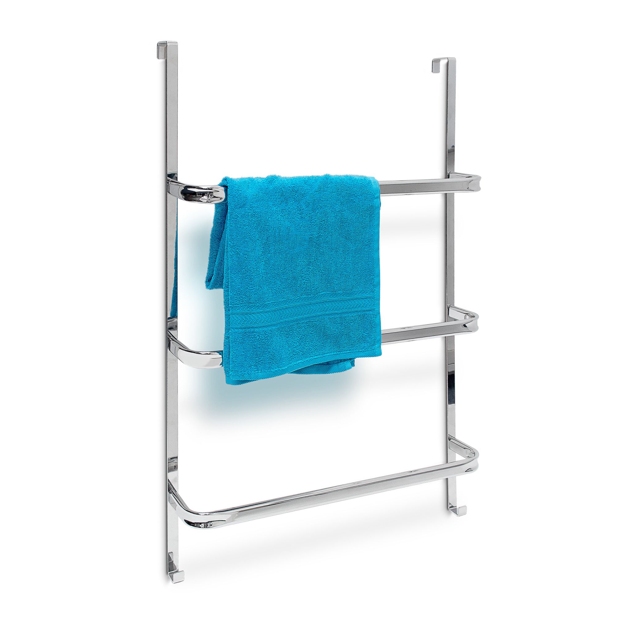 Tür-Handtuchhalter gross Silber