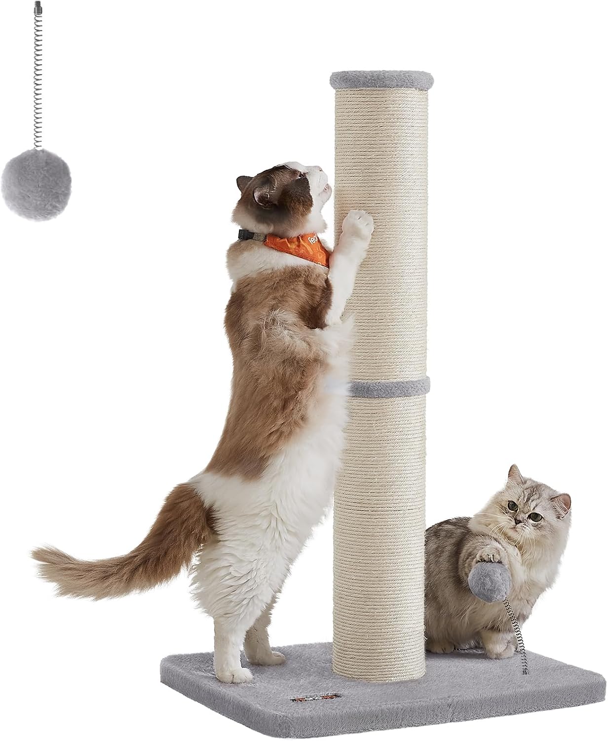 Kratzsäule XL 85 cm dicker Stamm für grosse Katzen Sisal
