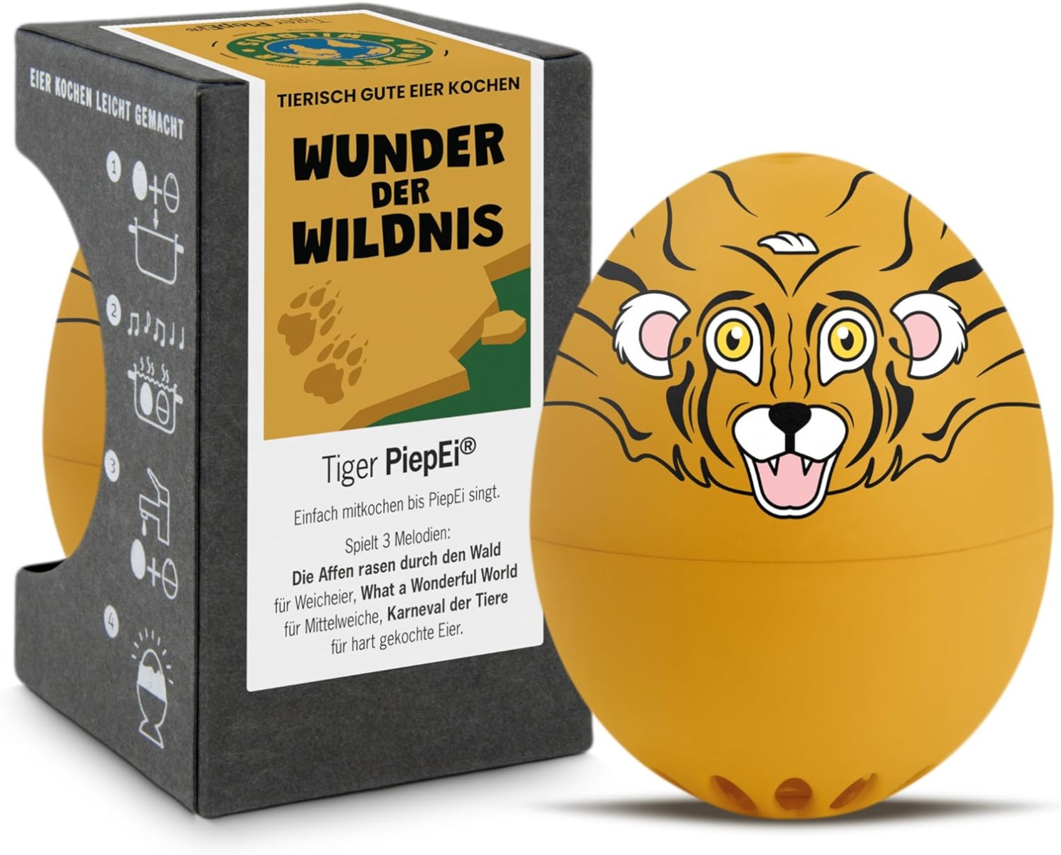 Singende Eieruhr Tiger
