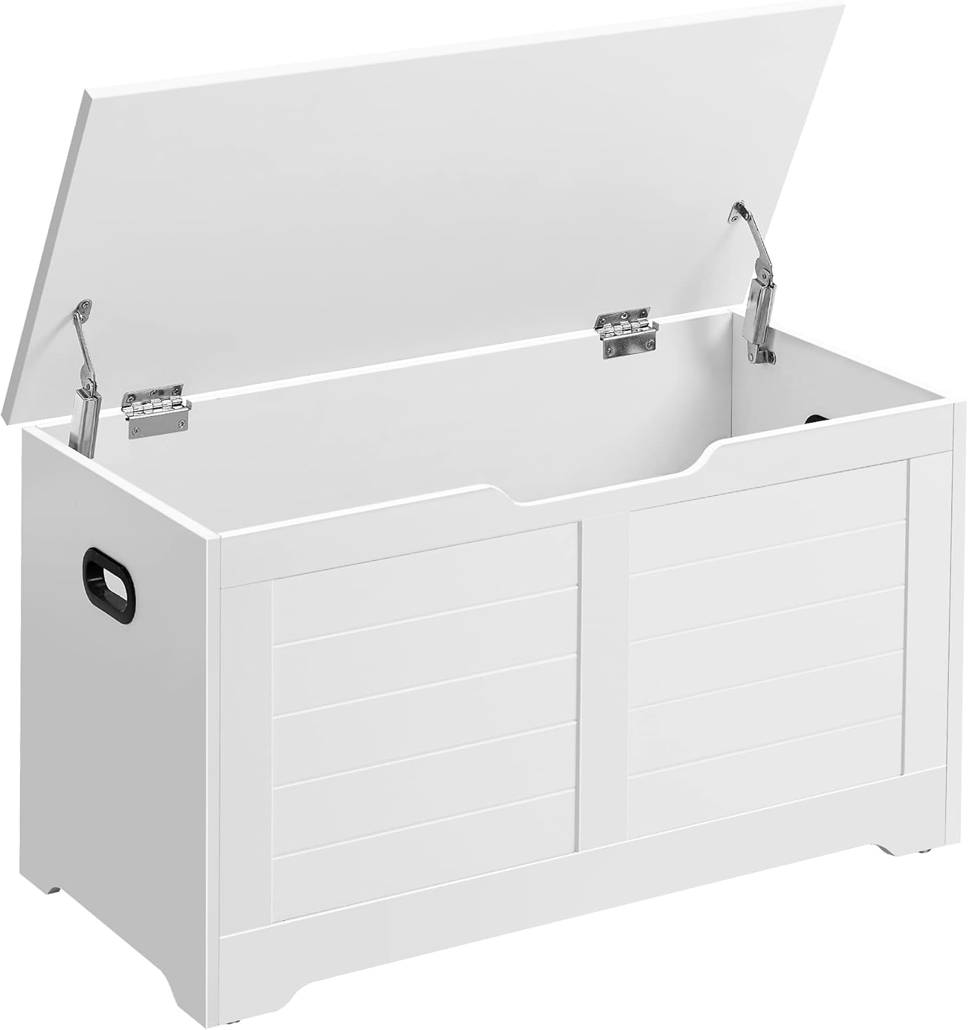 Schuhbank mit Stauraum Sitzbank Landhausstil weiss 80cm