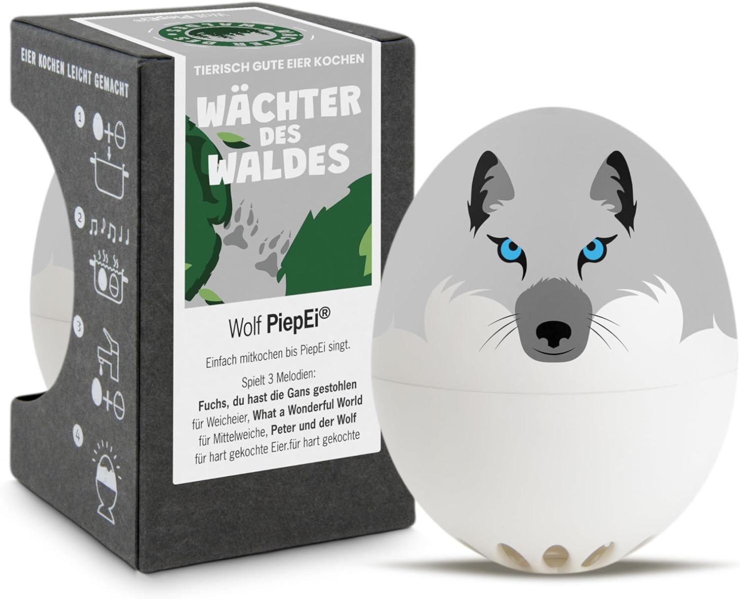 Singende Eieruhr Wolf
