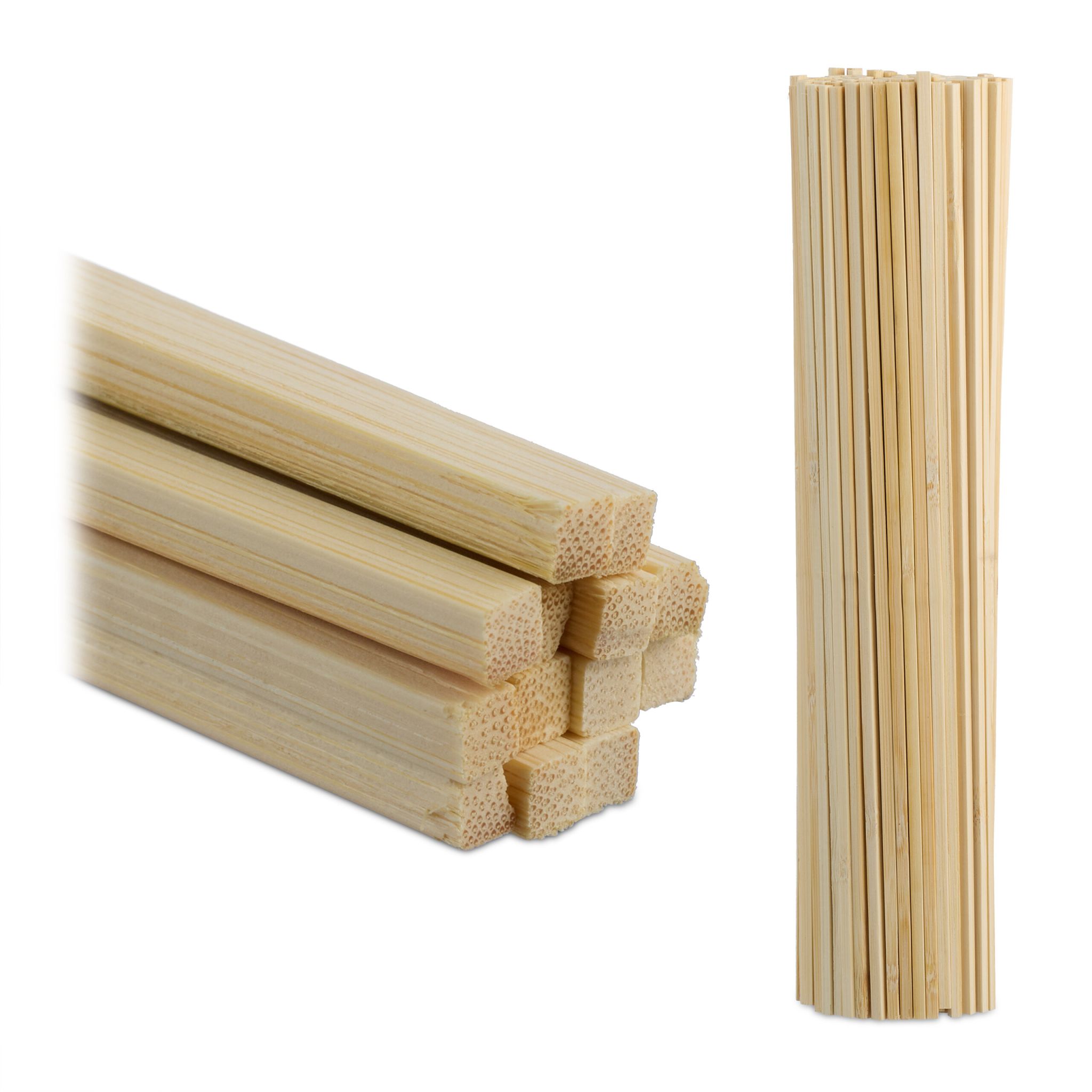 Bambusstäbe 30cm 200er-Set Hellbraun