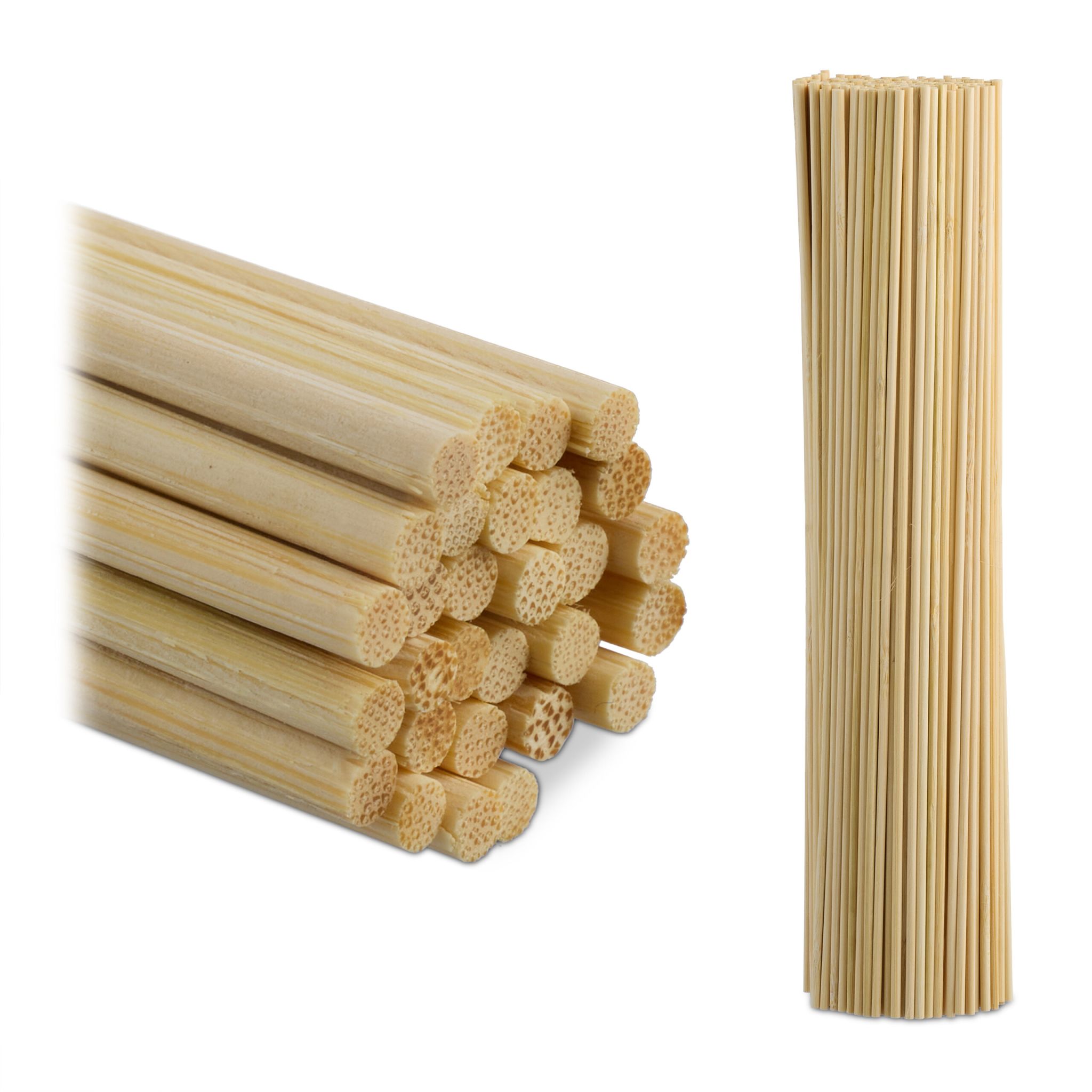 Bambusstäbe 30cm 500er-Set Hellbraun
